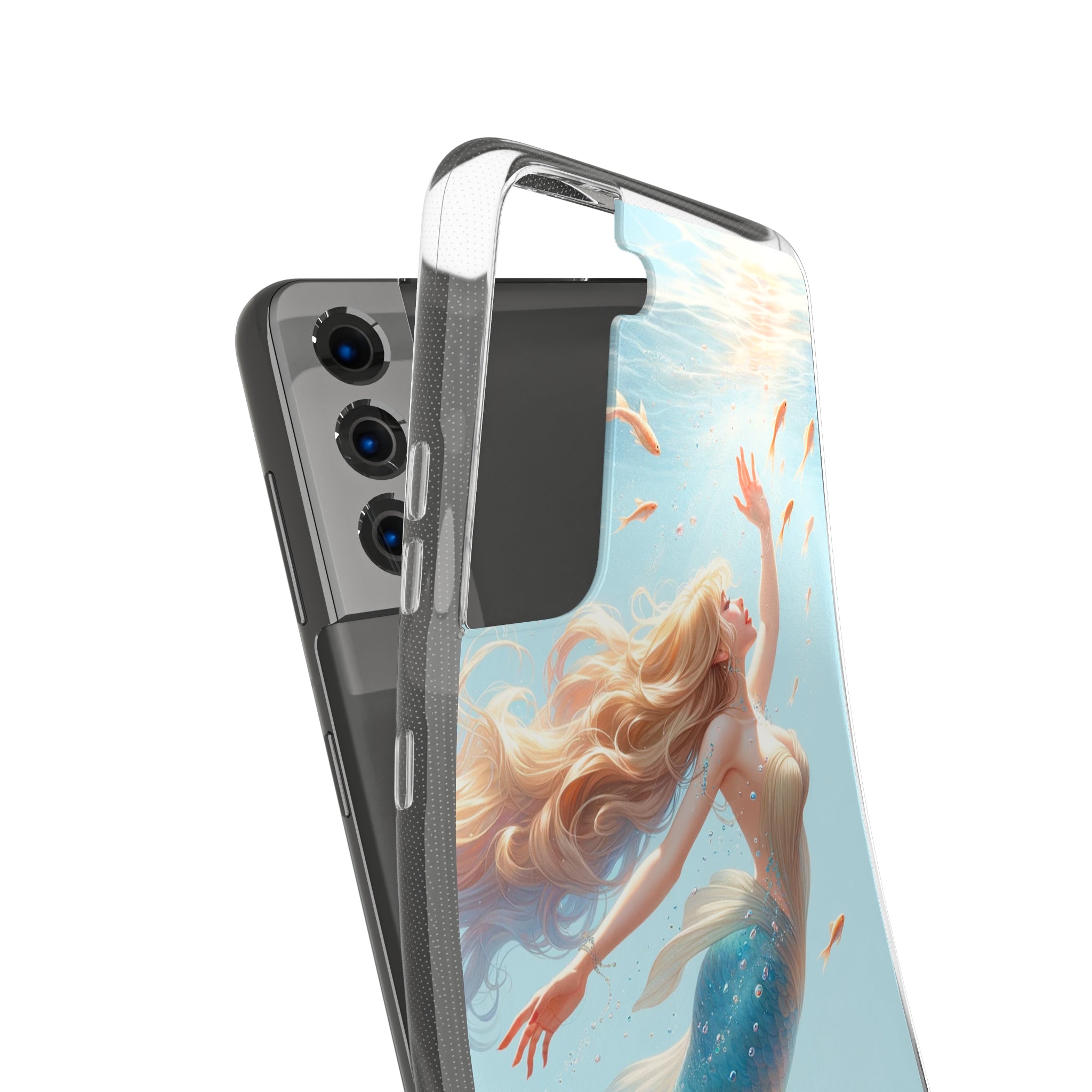 Blond Mermaid - Soft Phone Case