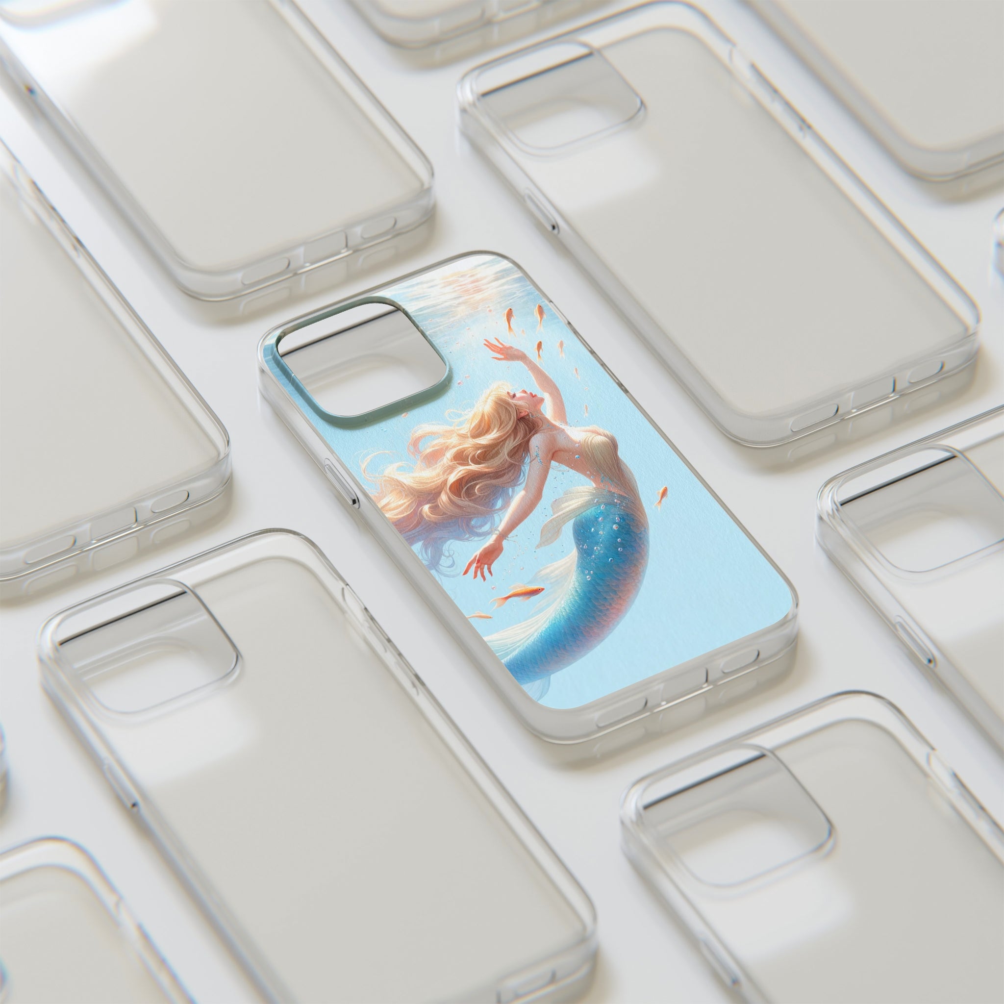 Blond Mermaid - Soft Phone Case