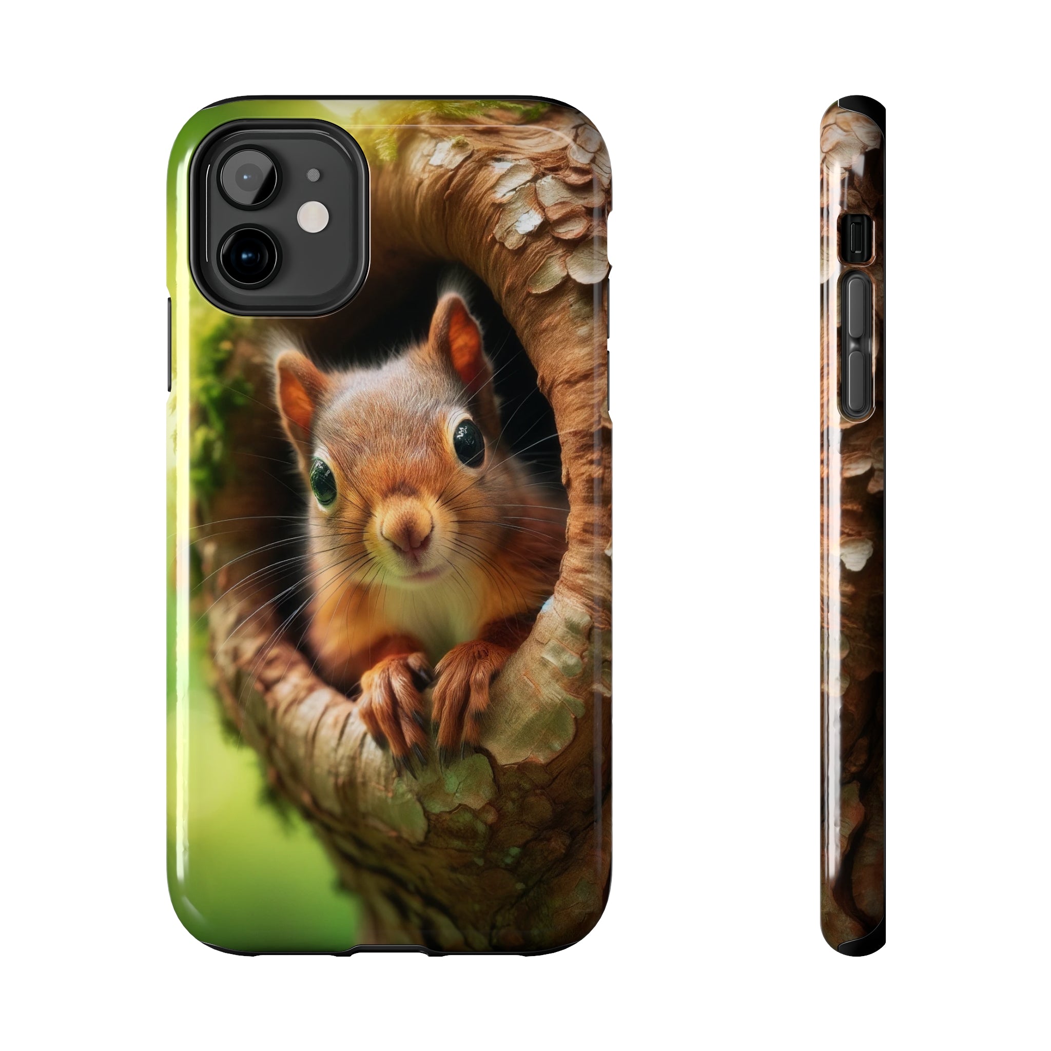 Squirrel in a tree - Tough Phone Case