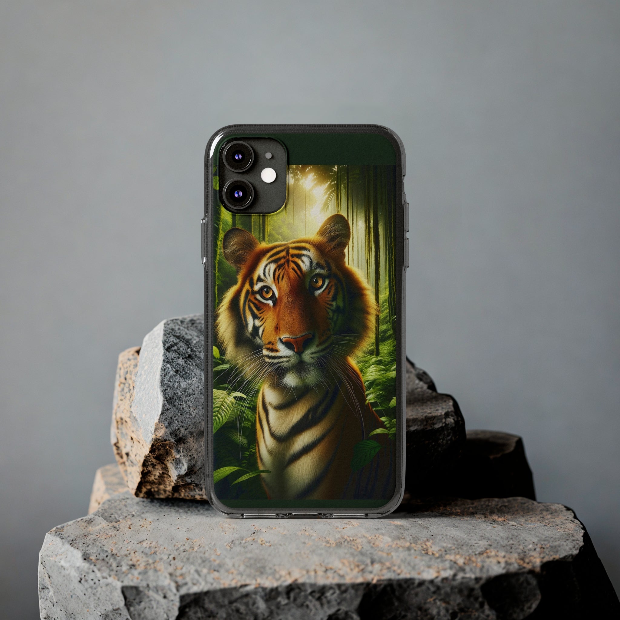 Curious Tiger - Soft Phone Cases