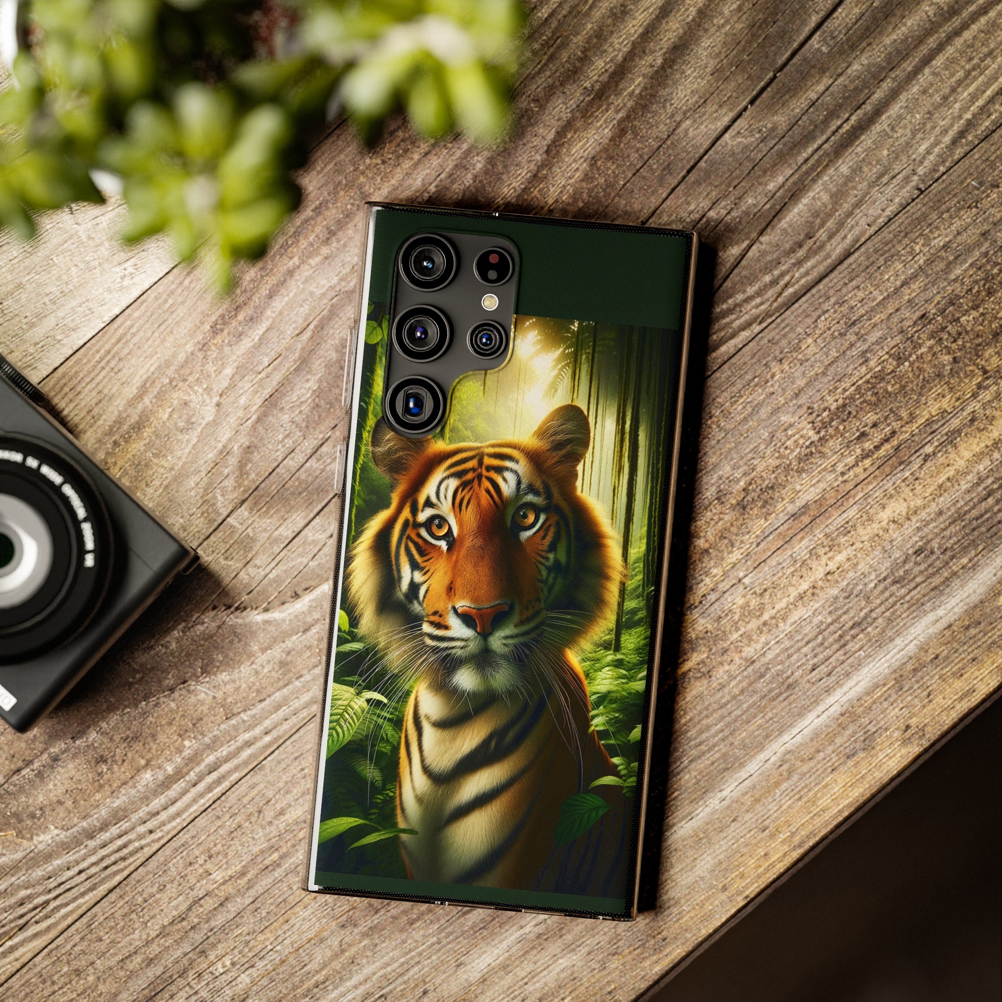 Curious Tiger - Soft Phone Cases