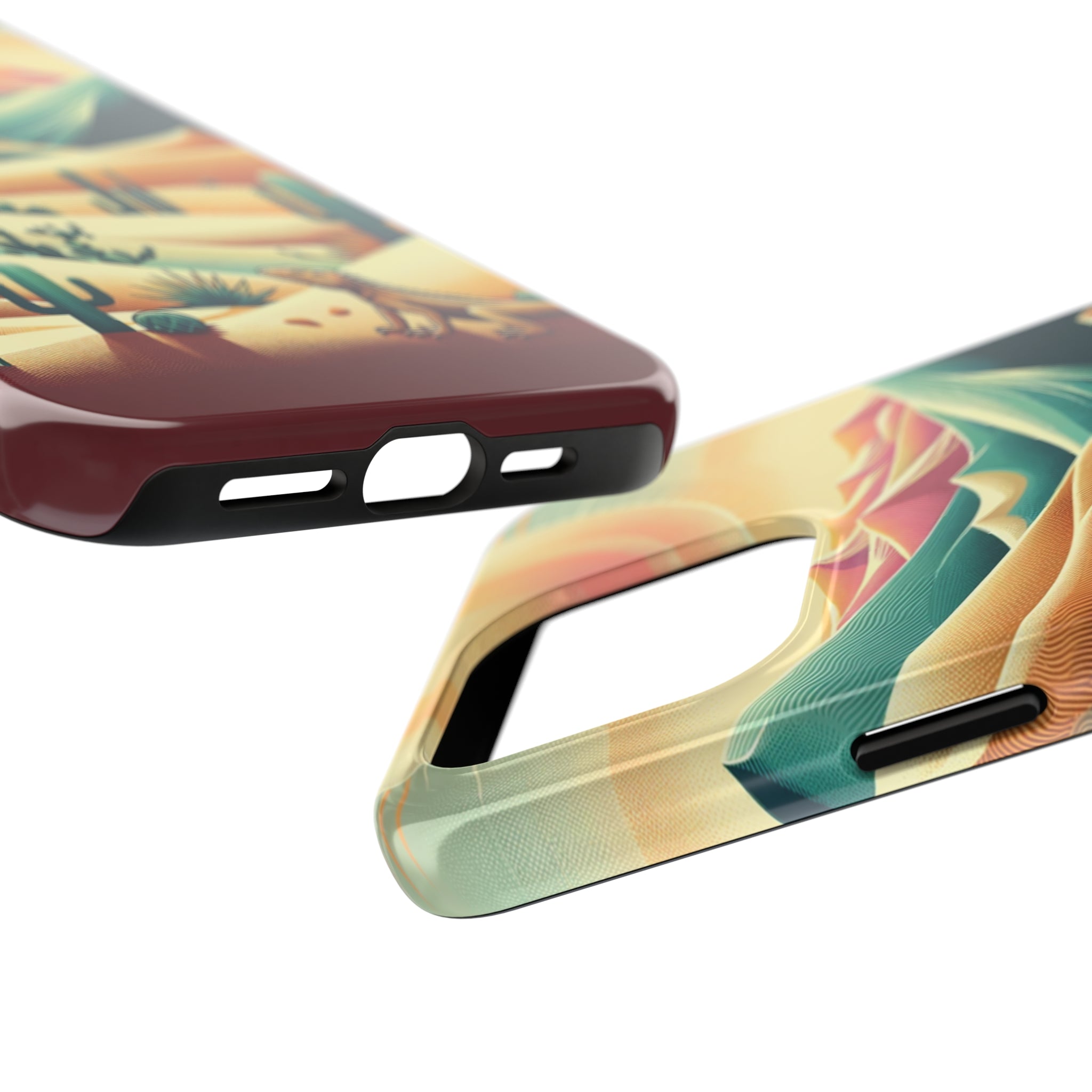 Iguana in the desert - Tough Phone Case