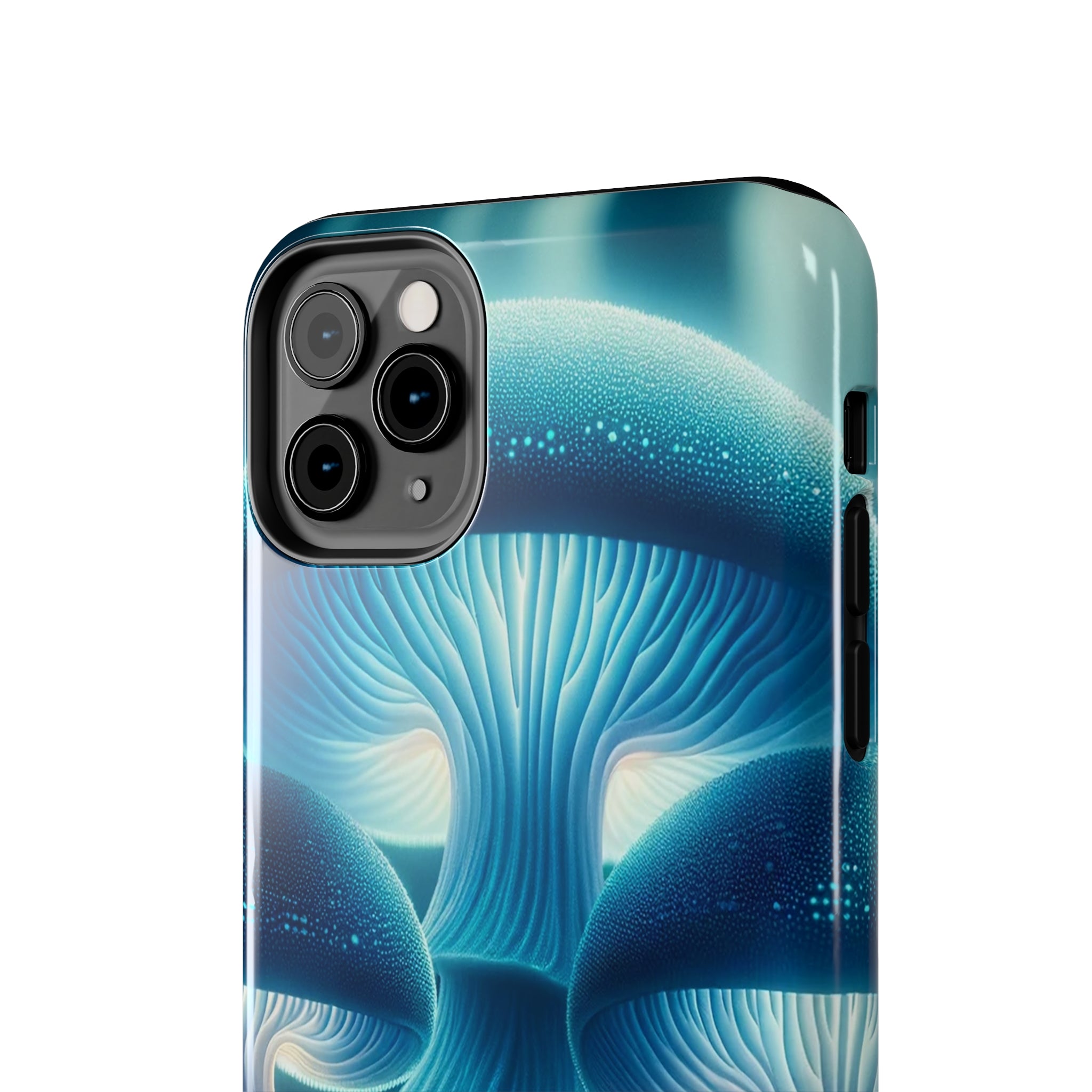 Blue Mushrooms - Tough Phone Case