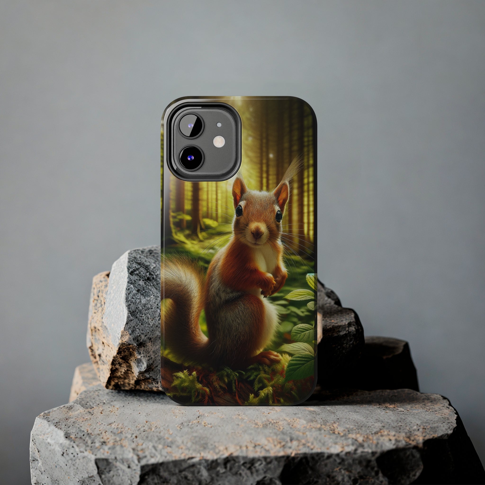 Curious squirrel - Tough Phone Case