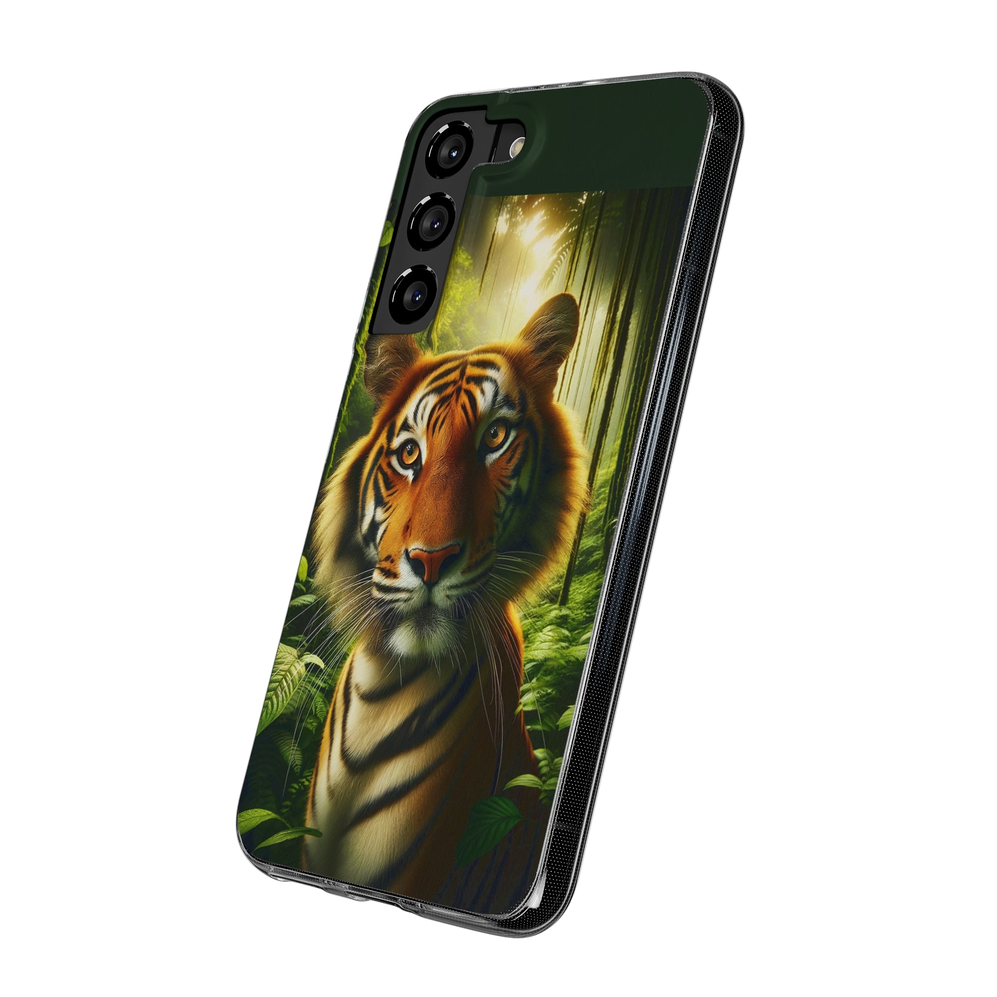 Curious Tiger - Soft Phone Cases