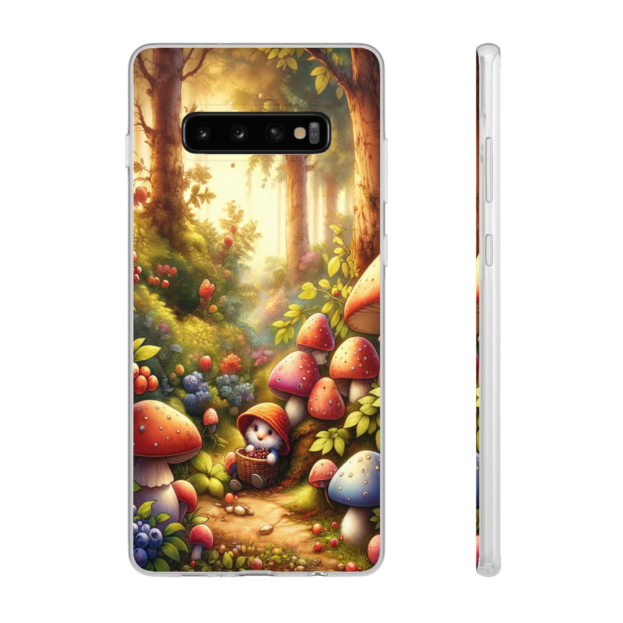 Gnome and mushrooms - Flexi Case (Samsung only)