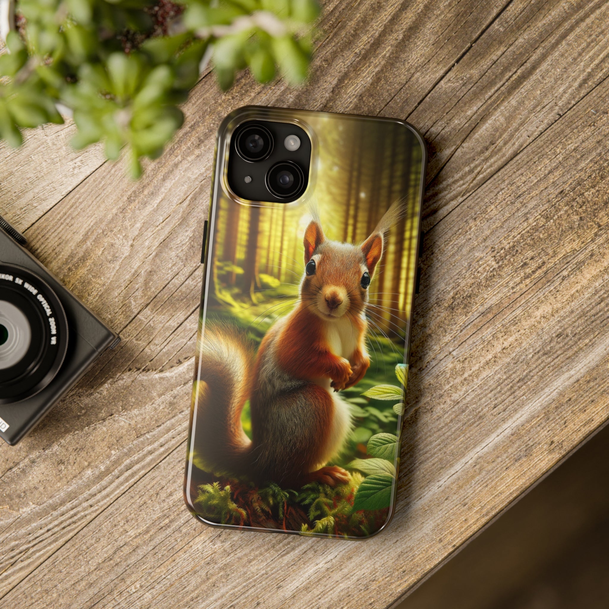 Curious squirrel - Tough Phone Case