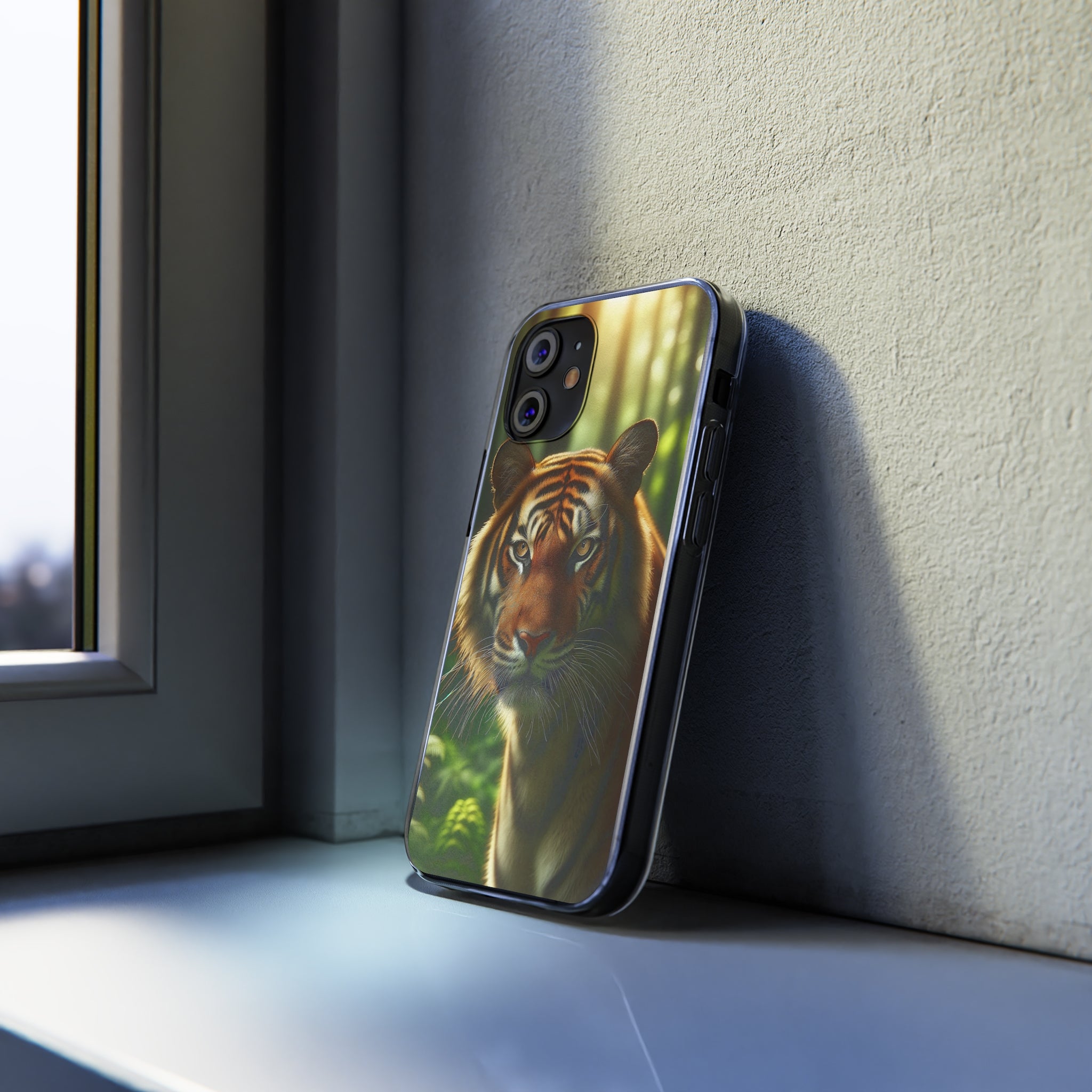 Curious Tiger - Soft Phone Case