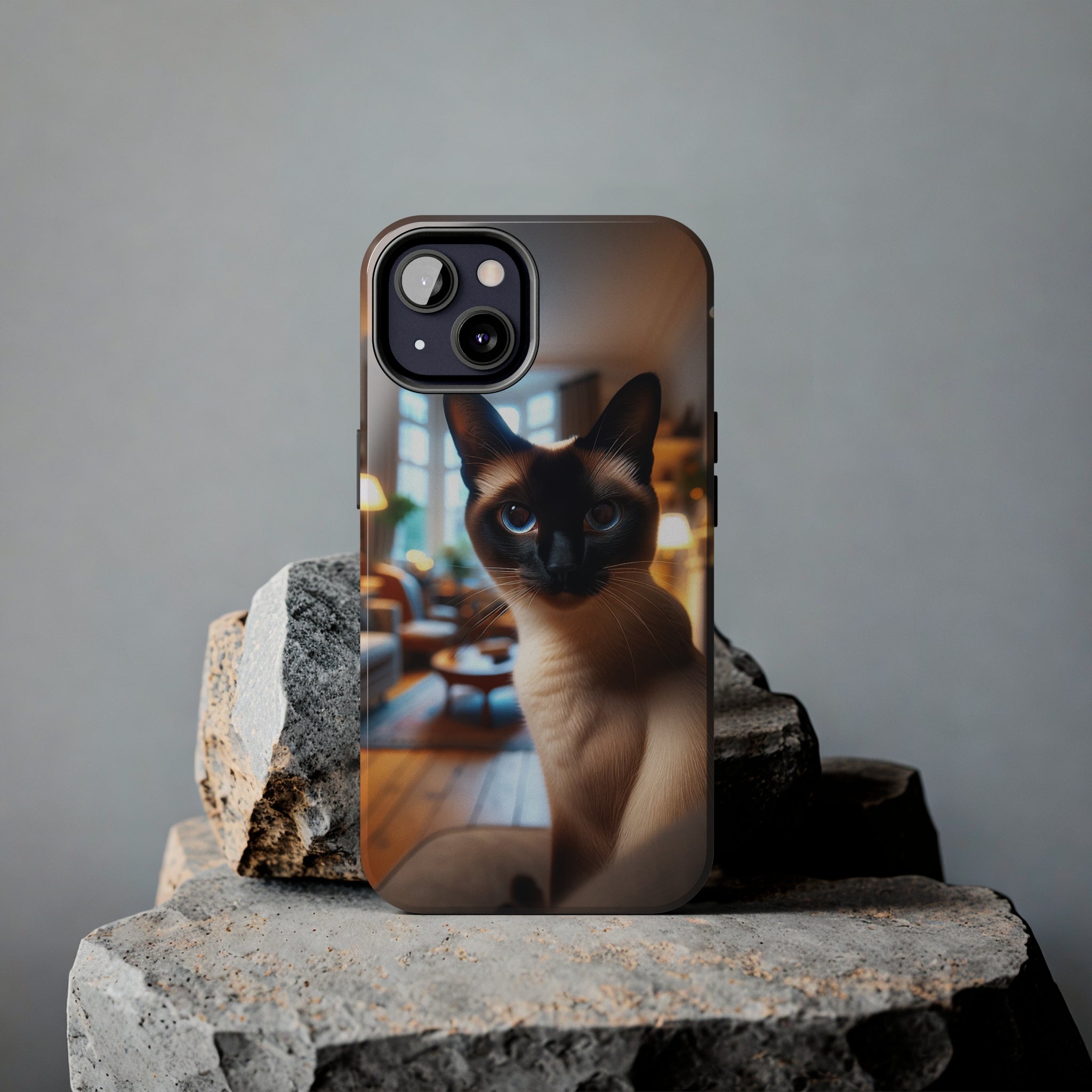 Curious cat - Tough Phone Case