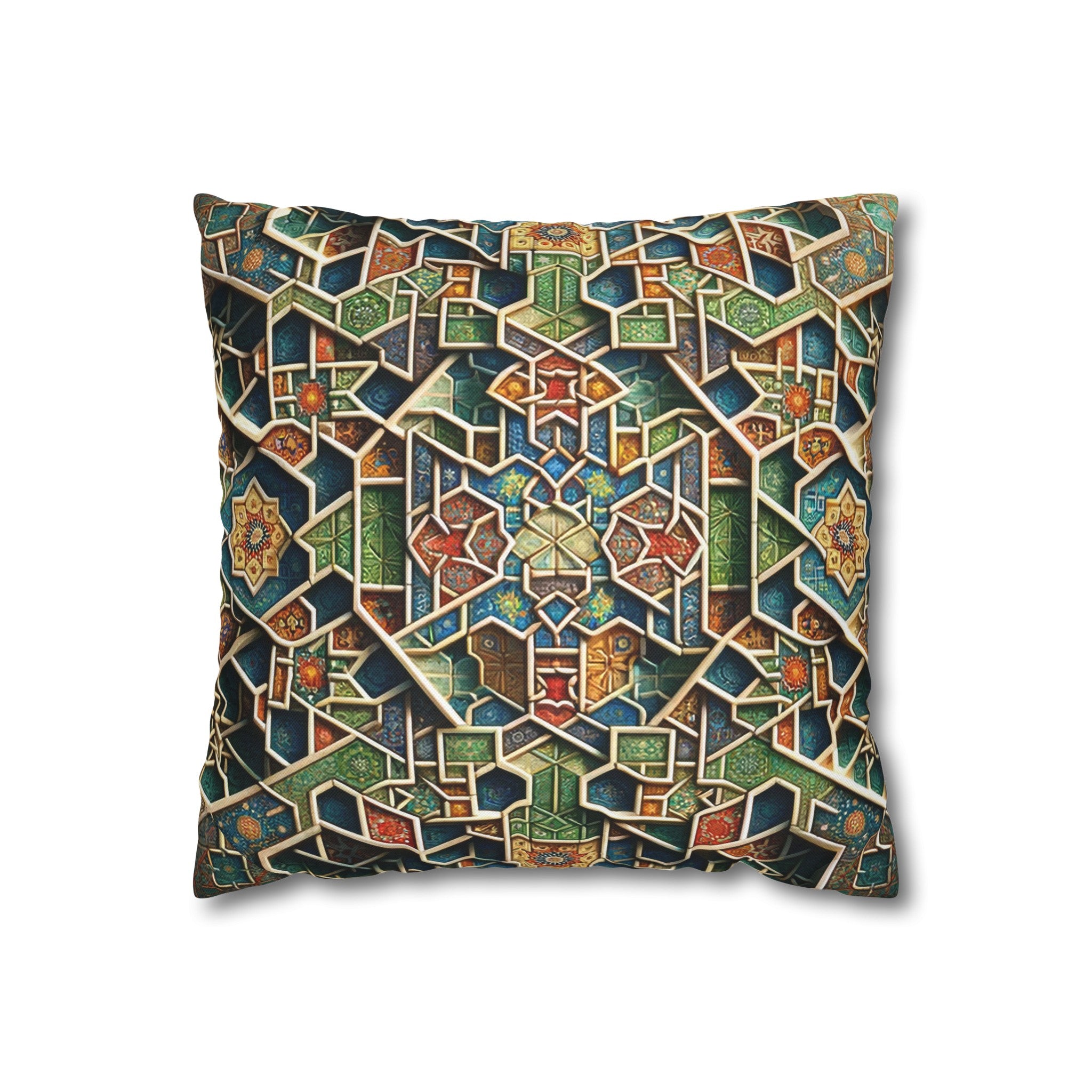 Persian Art 2 - Polyester Square Pillowcase