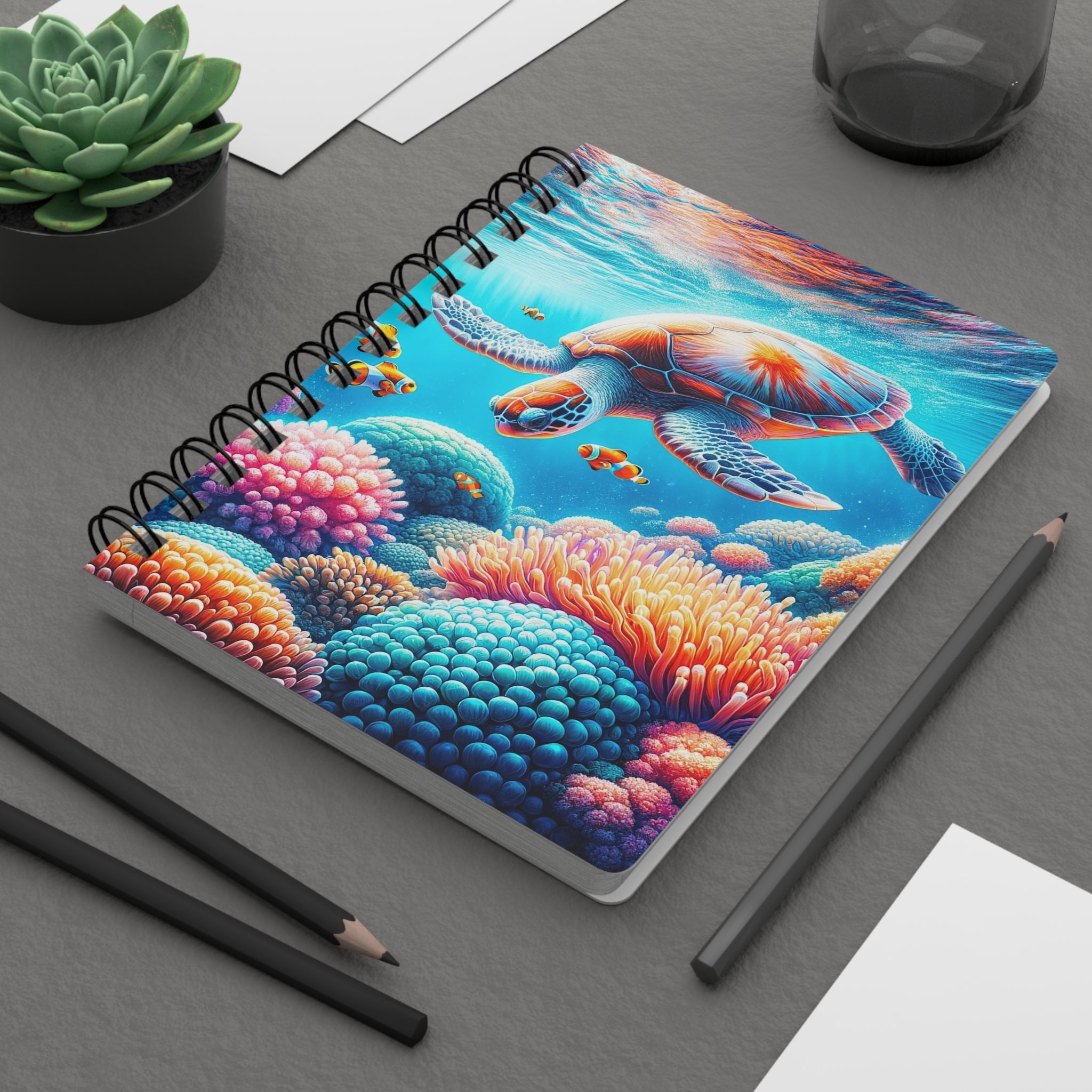 Turtle - Spiral Notebook