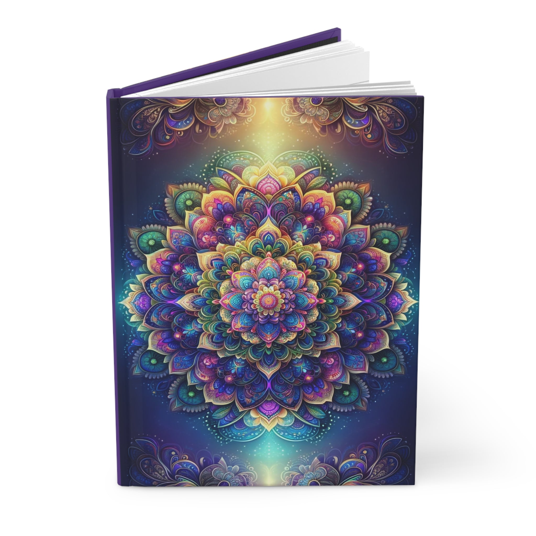 Purple Mandala - Hardcover Notebook