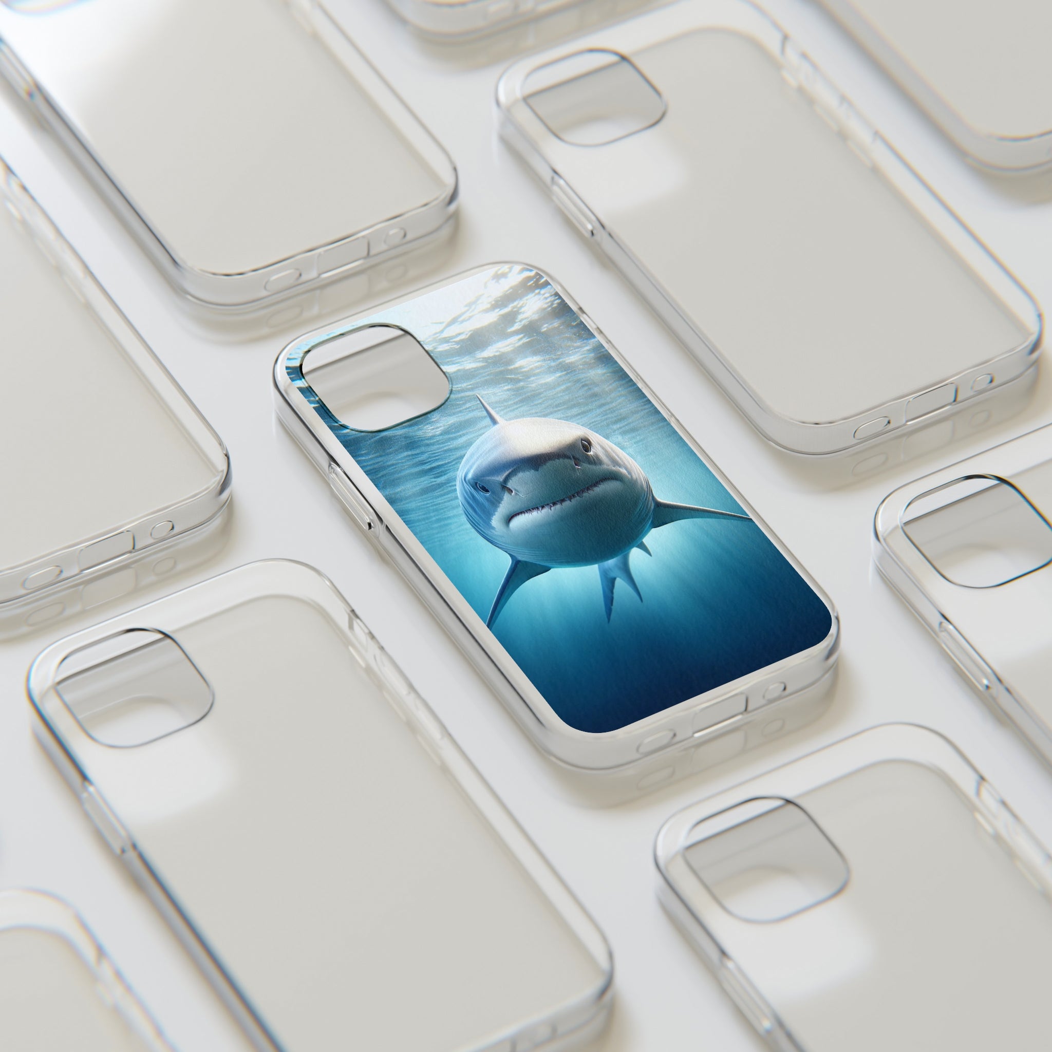 Curious Shark - Soft Phone Case