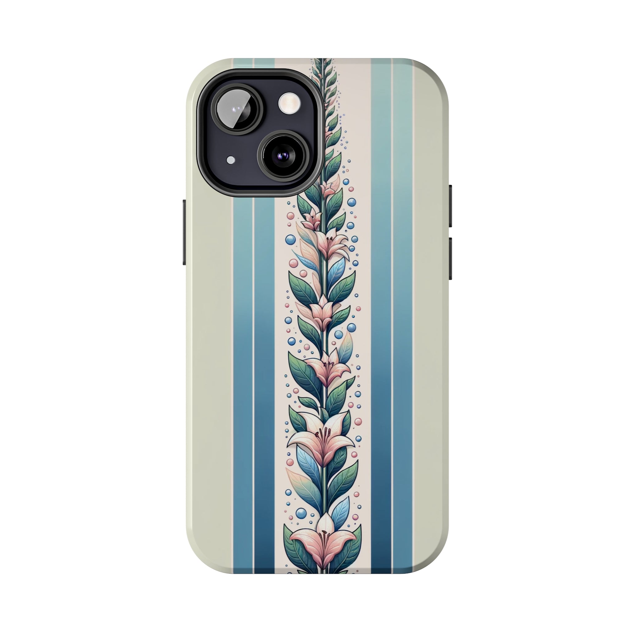 Lilies and leaves - Tough Phone Case