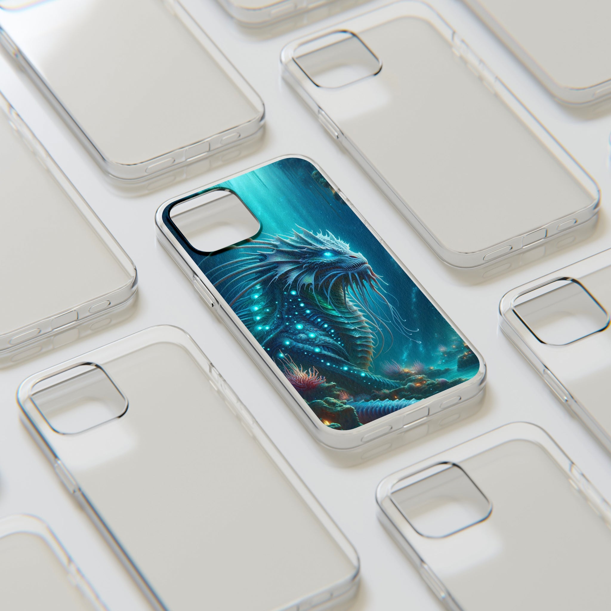 Sea monster - Soft Phone Case