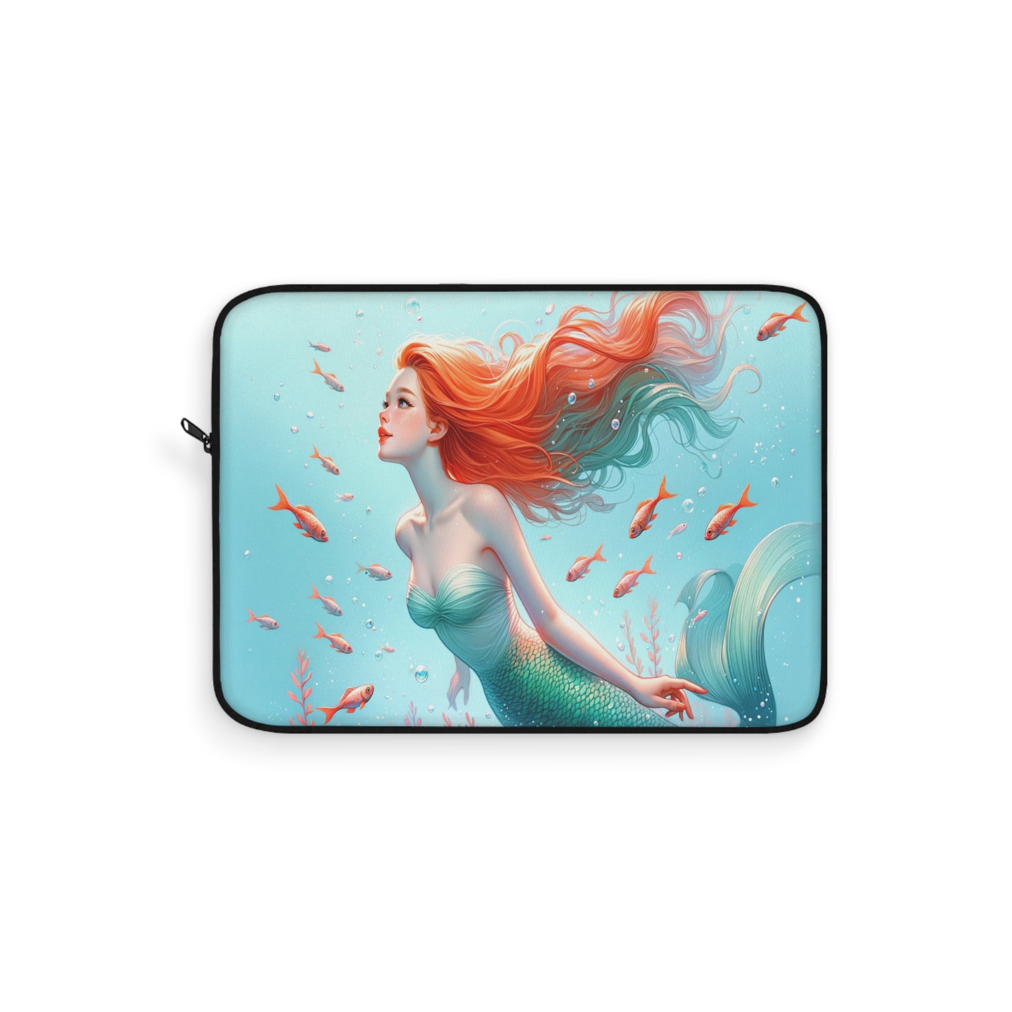 Red Haired mermaid - Laptop Sleeve