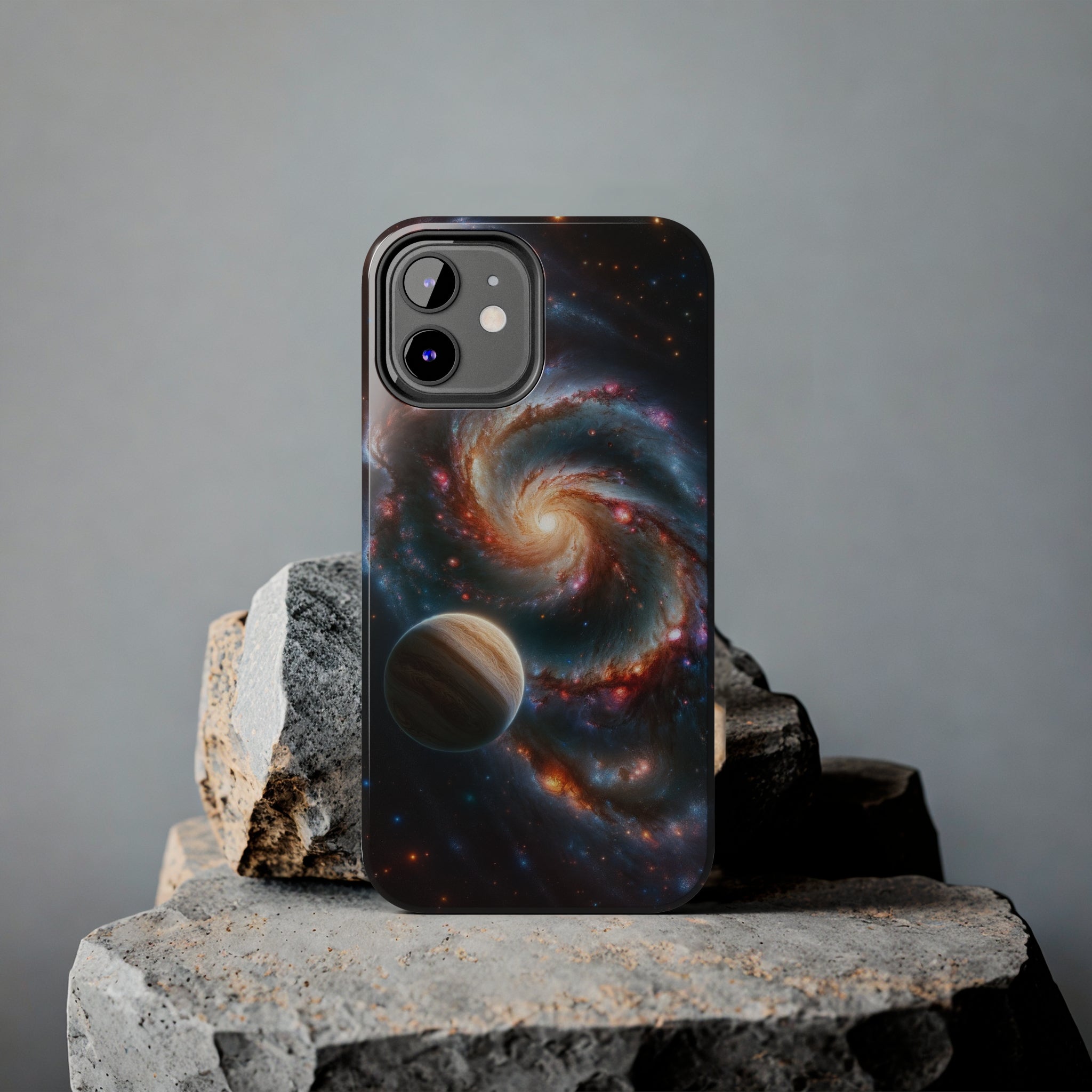 Yellow planet and wormhole - Tough Phone Case