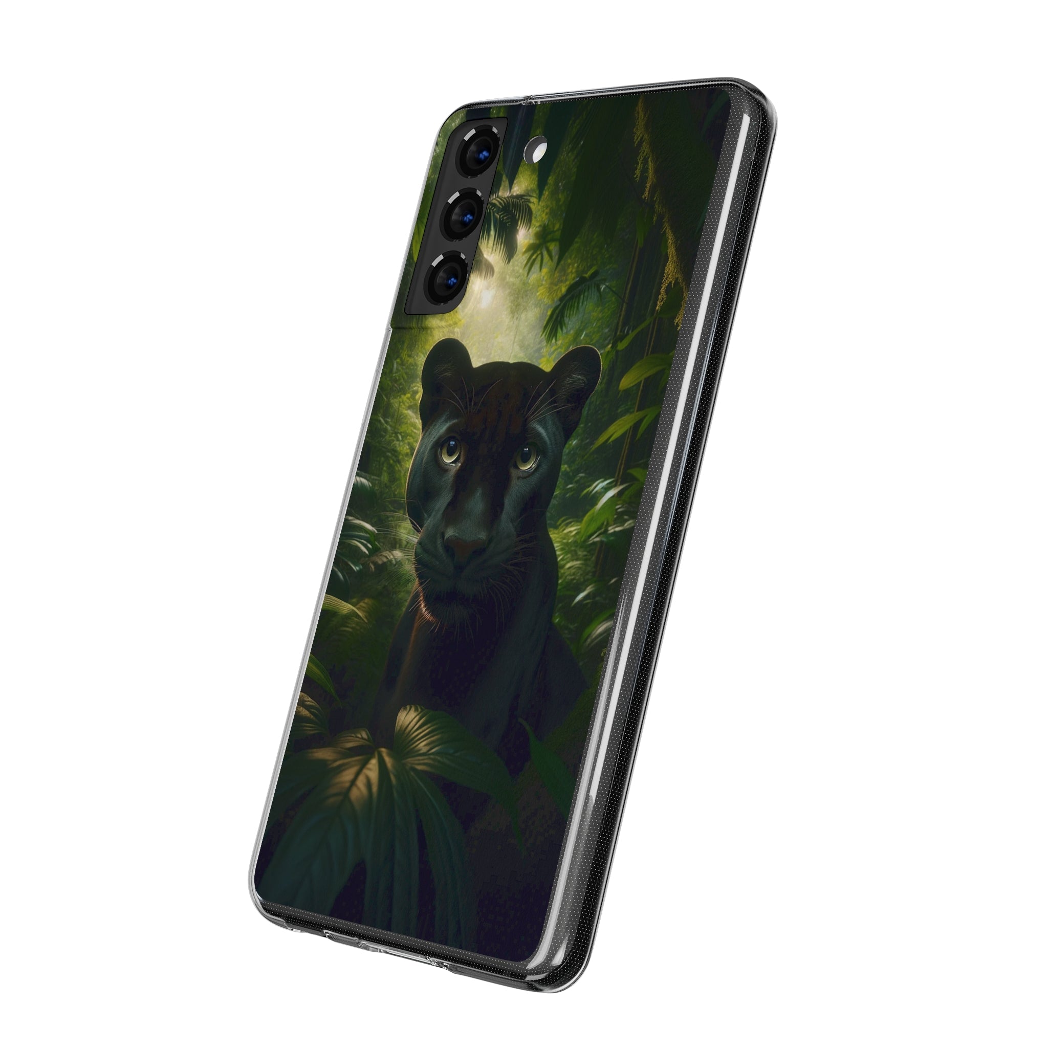 Curious Panther - Soft Phone Case