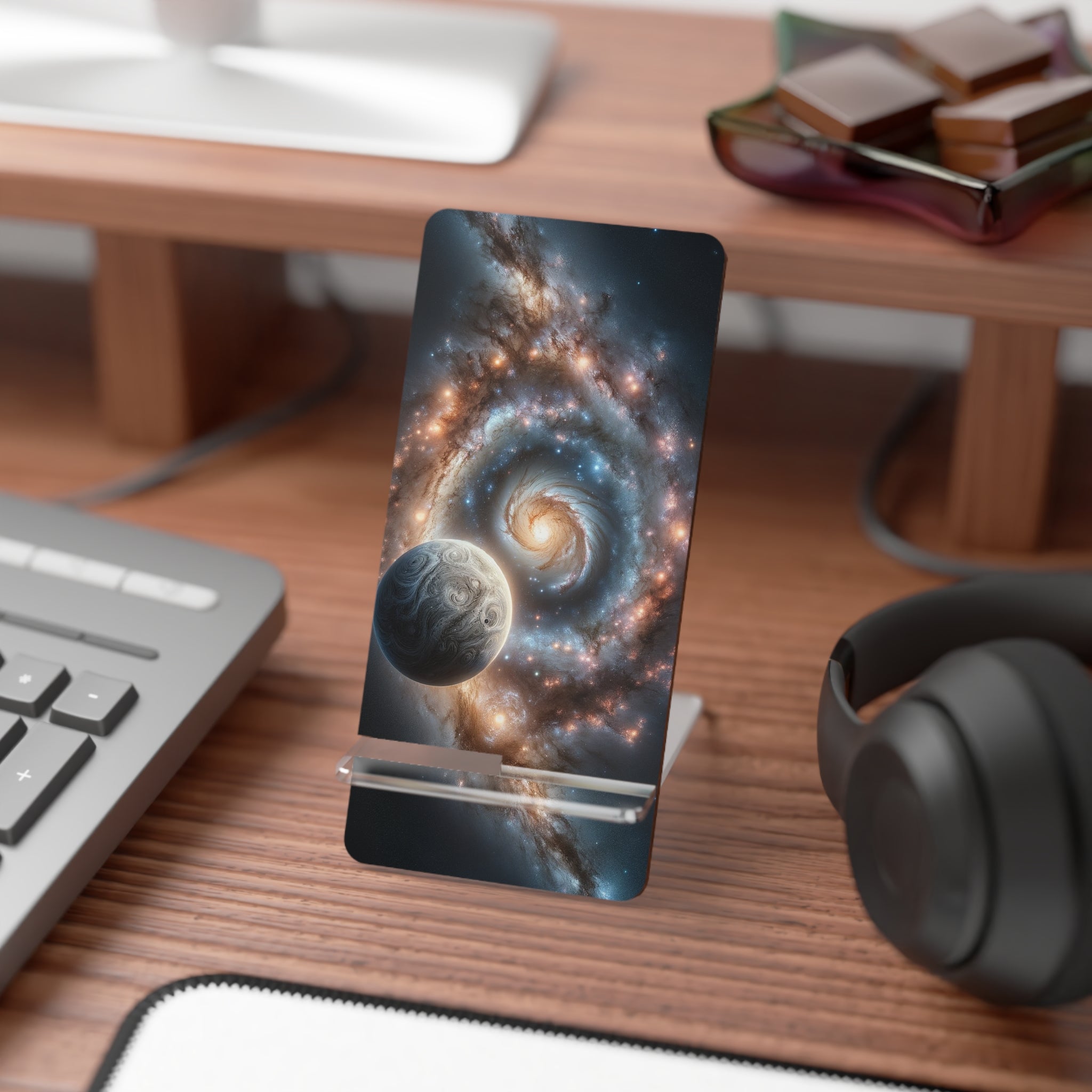 Grey Planet - Smartphone Stand