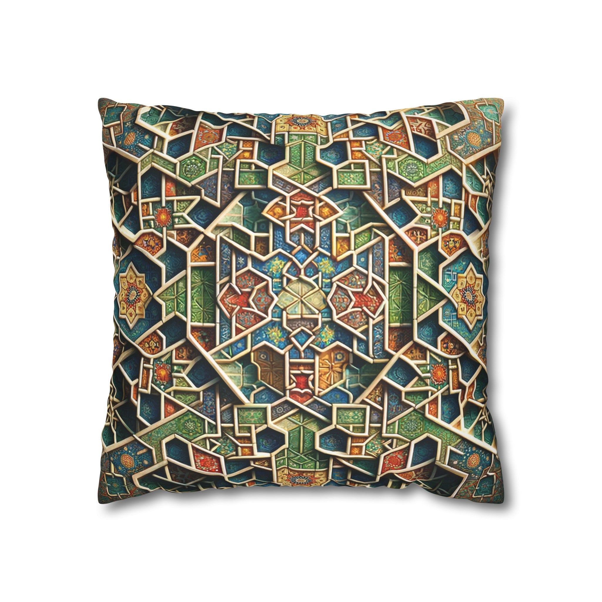 Persian Art (2) - Suede Square Pillowcase