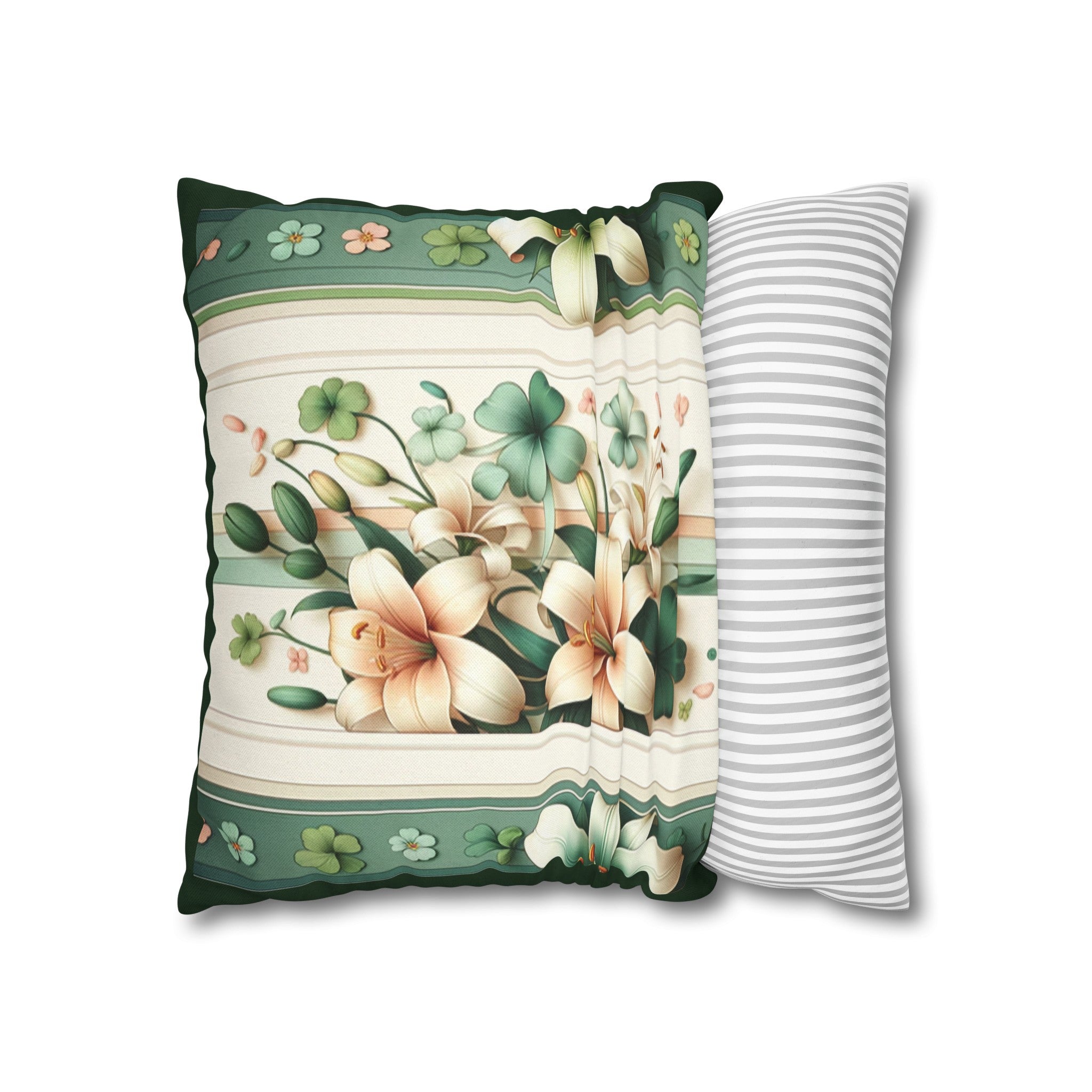 Lilies 2 - Polyester Square Pillowcase