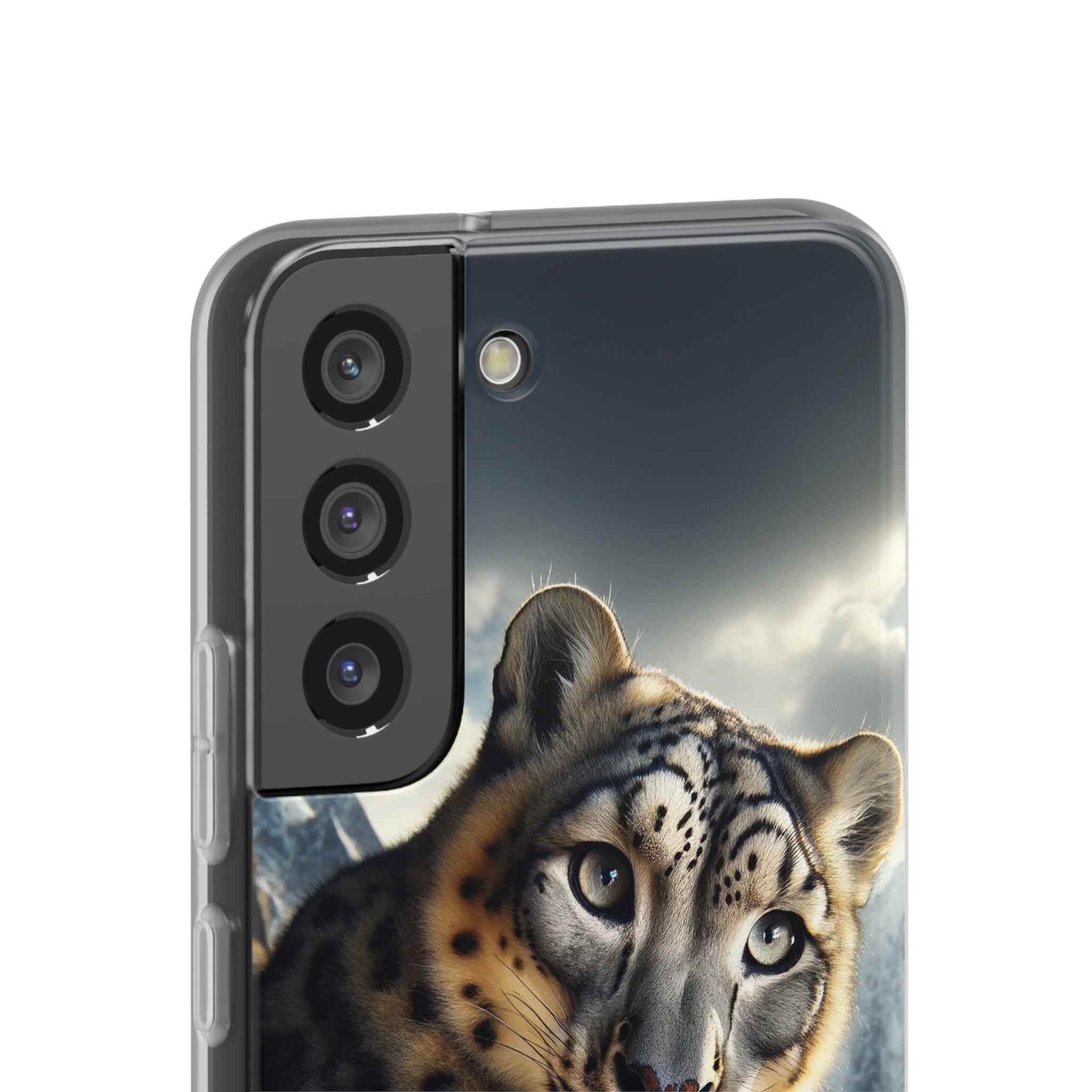 Curious Snow leopard - Flexi Case (Samsung only)