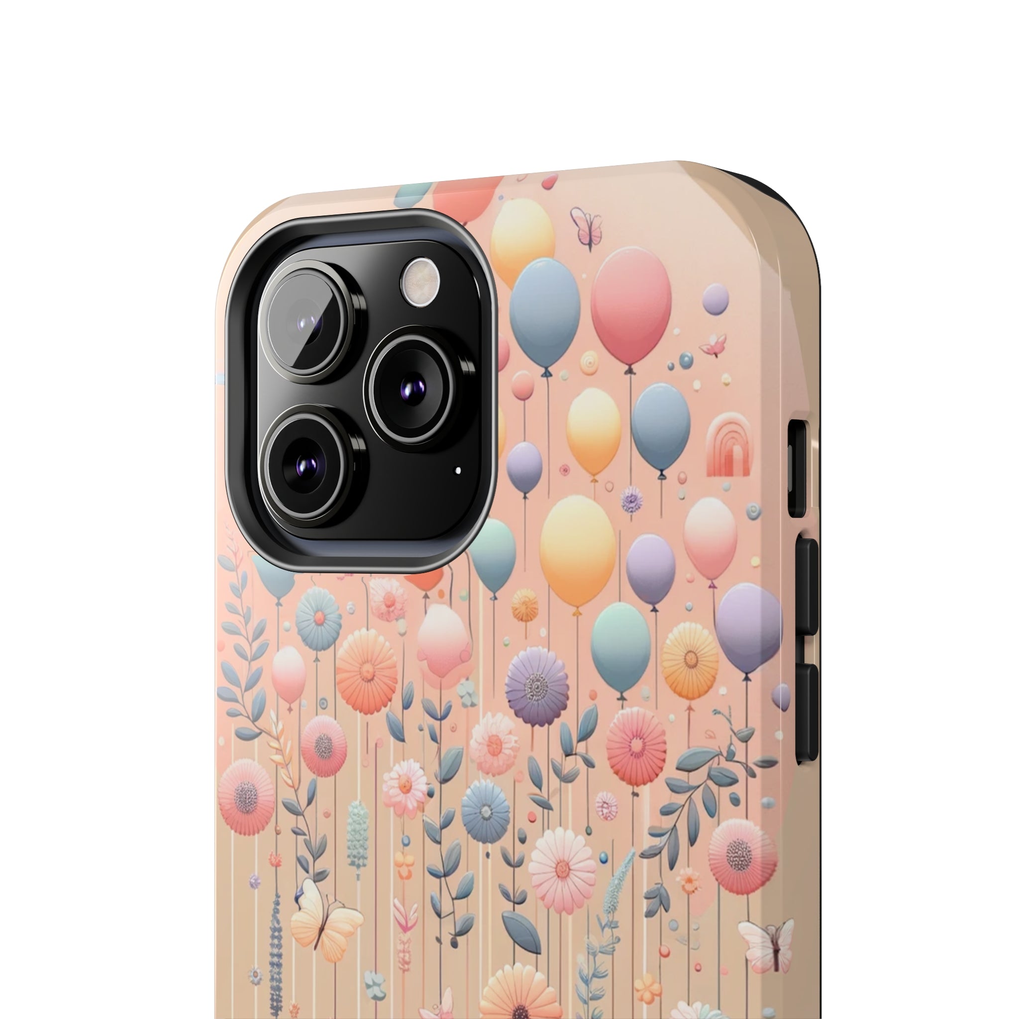 Balloons and flowers - Tough Phone Case