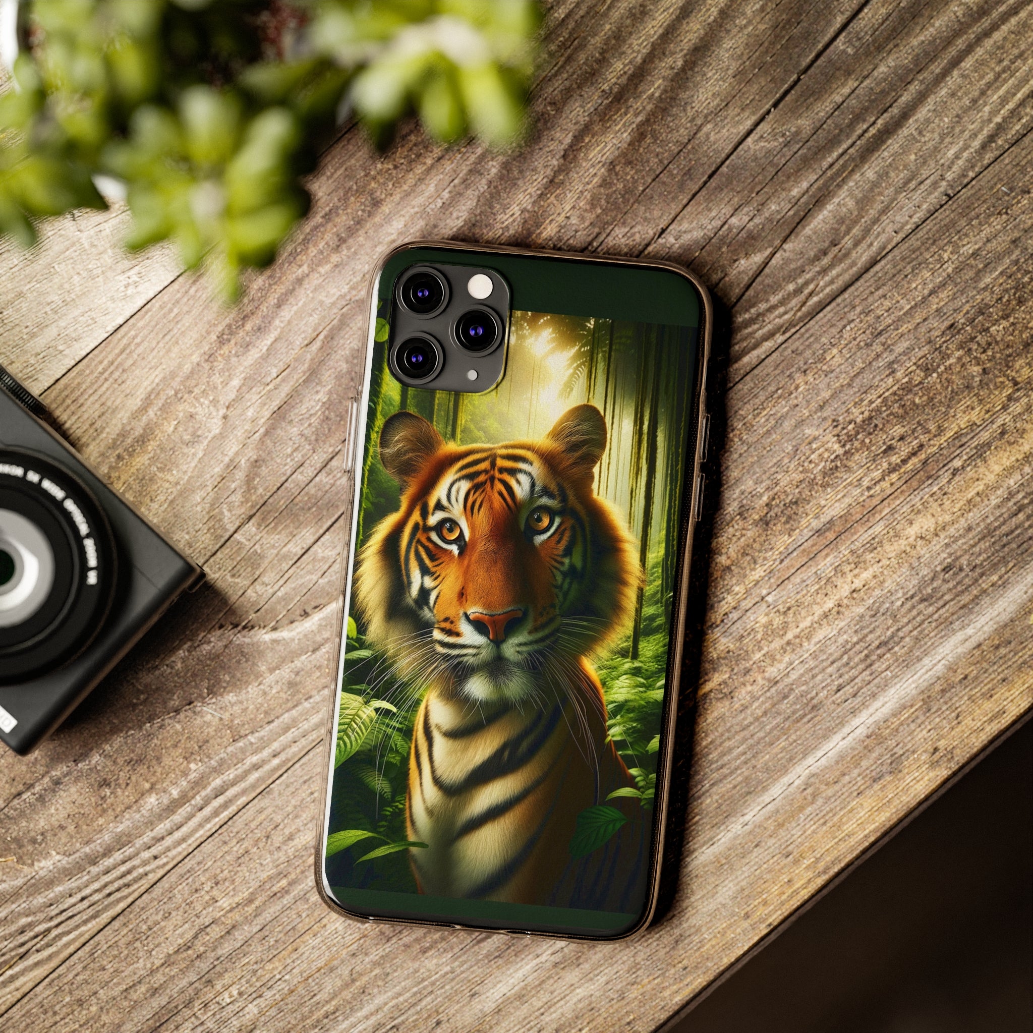 Curious Tiger - Soft Phone Cases