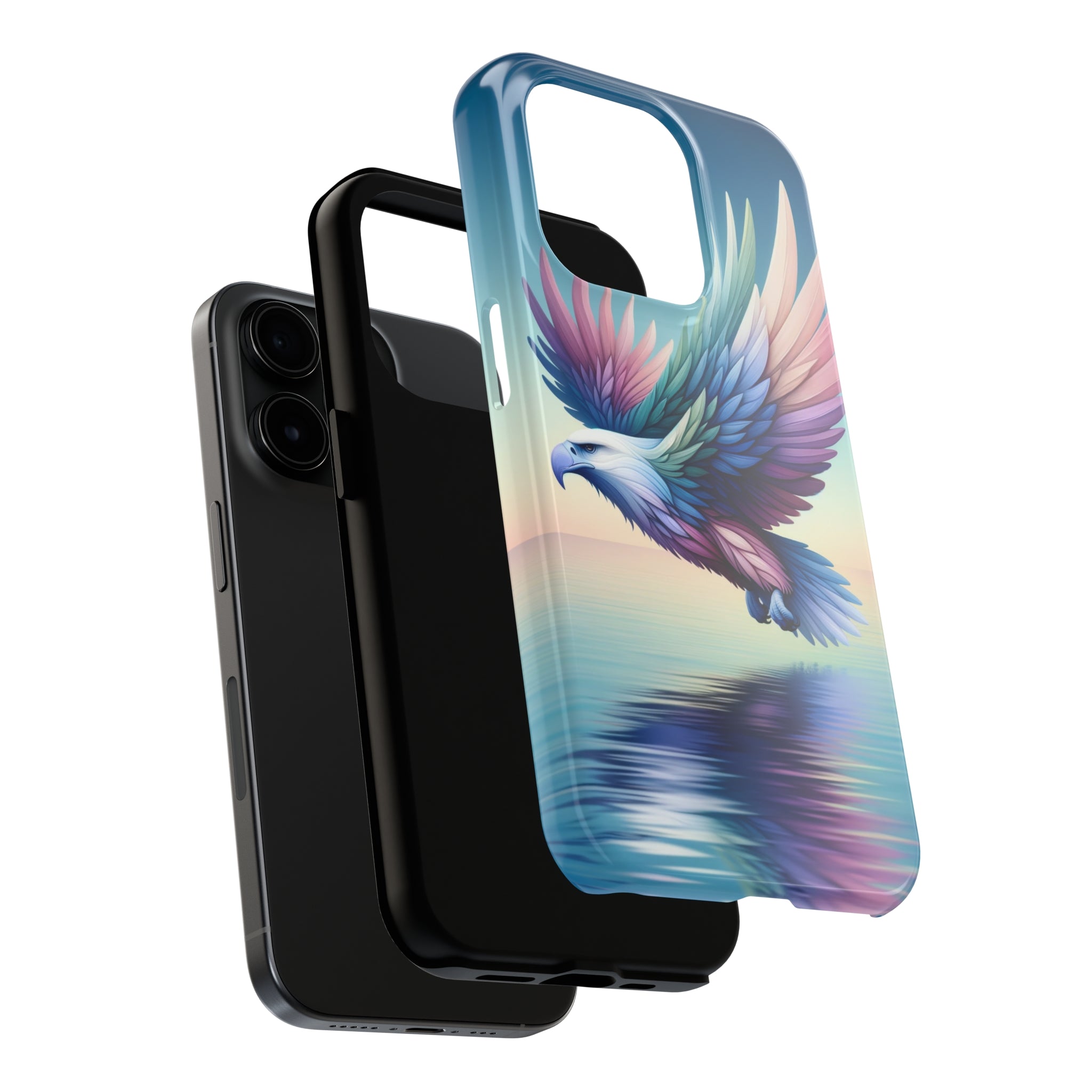 Eagle with colourful feathers - Tough Phone Case