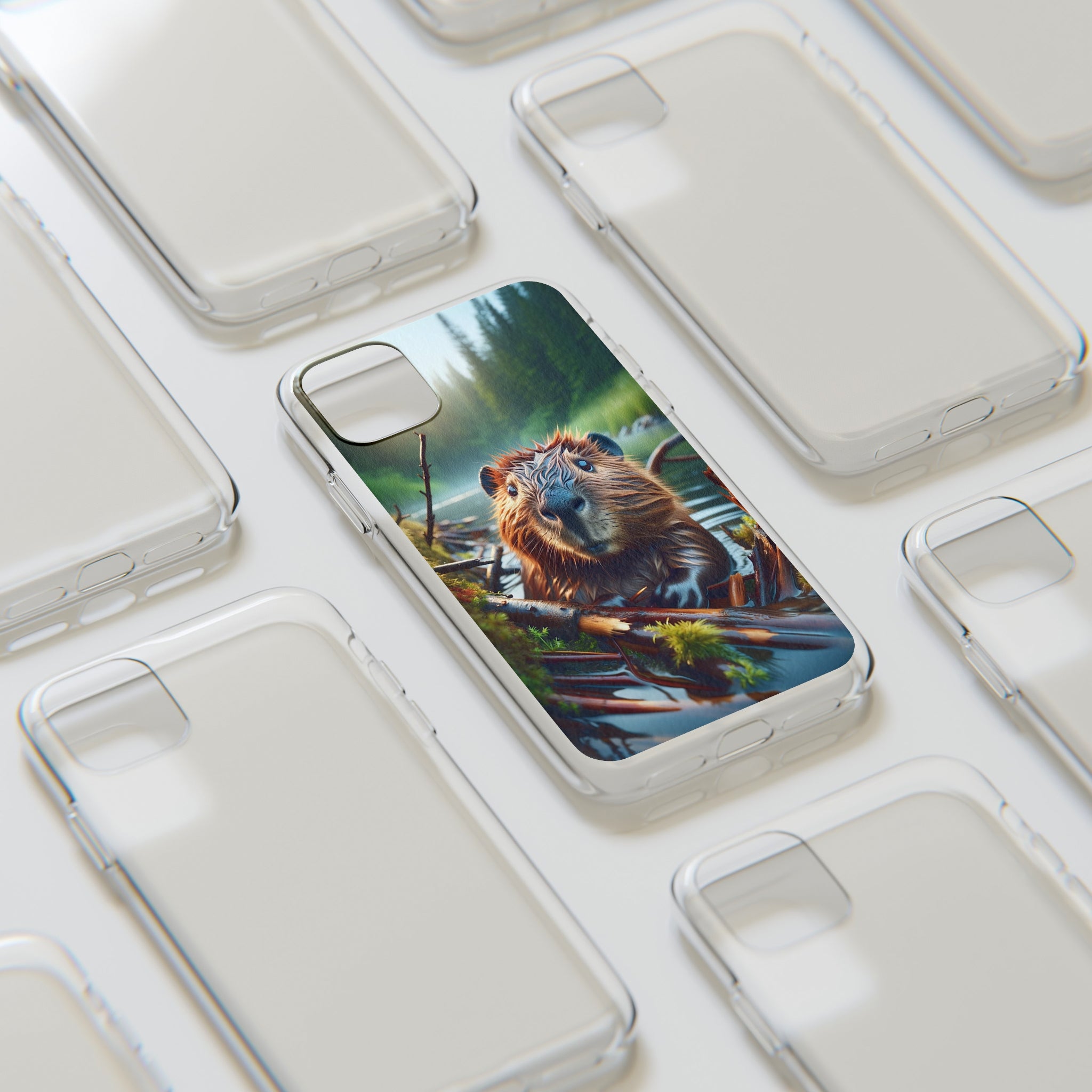 Curious Beaver - Soft Phone Case