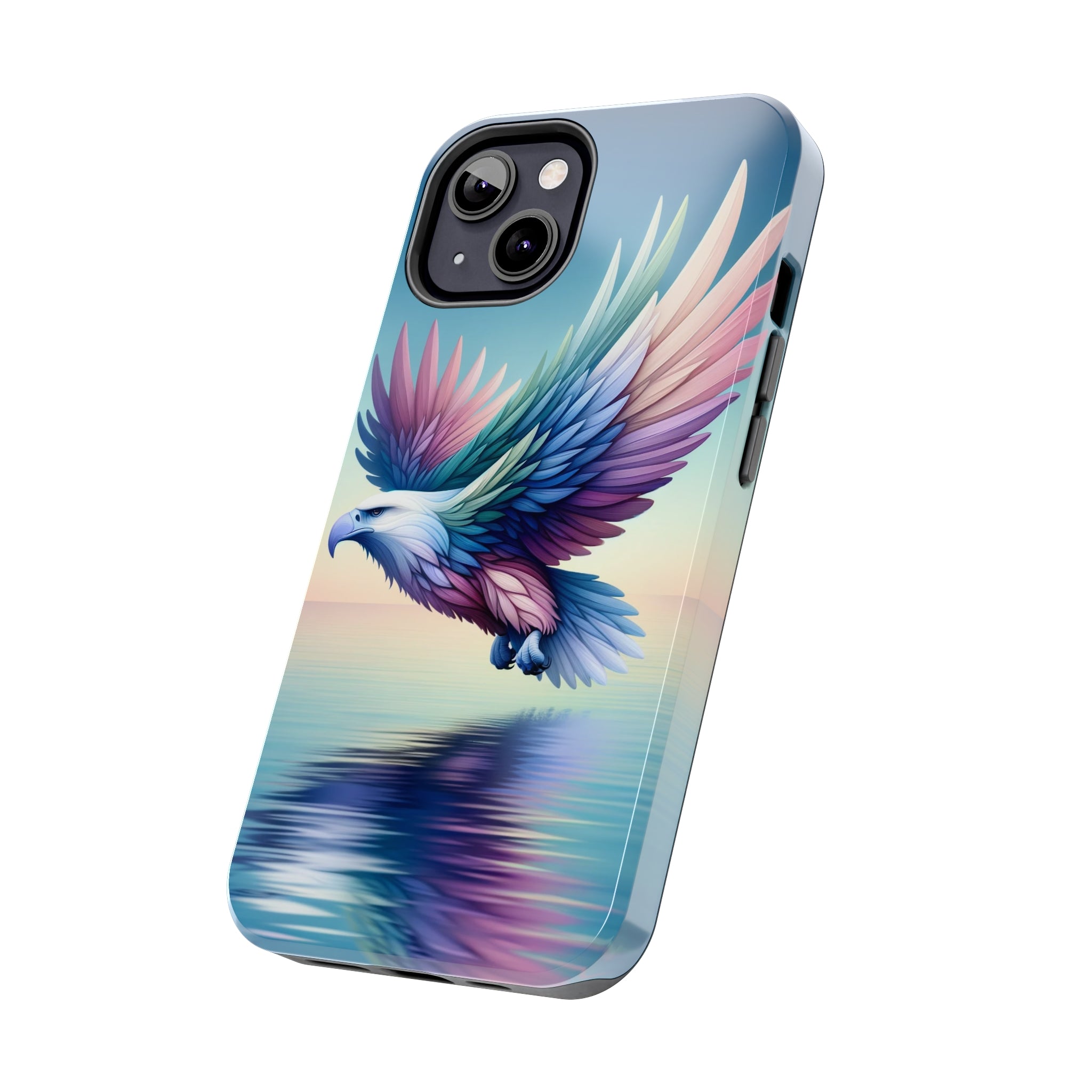 Eagle with colourful feathers - Tough Phone Case