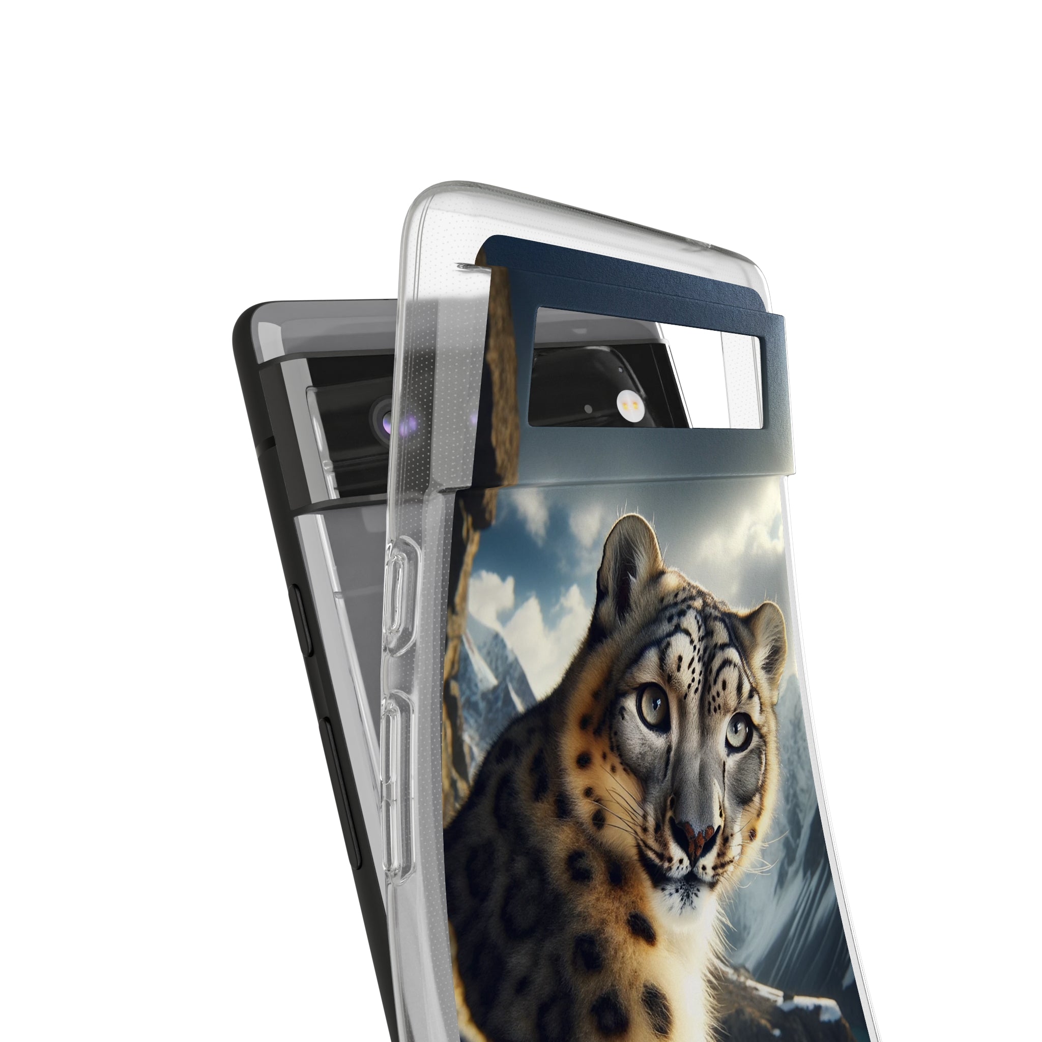 Snow Leopard - Soft Phone Case