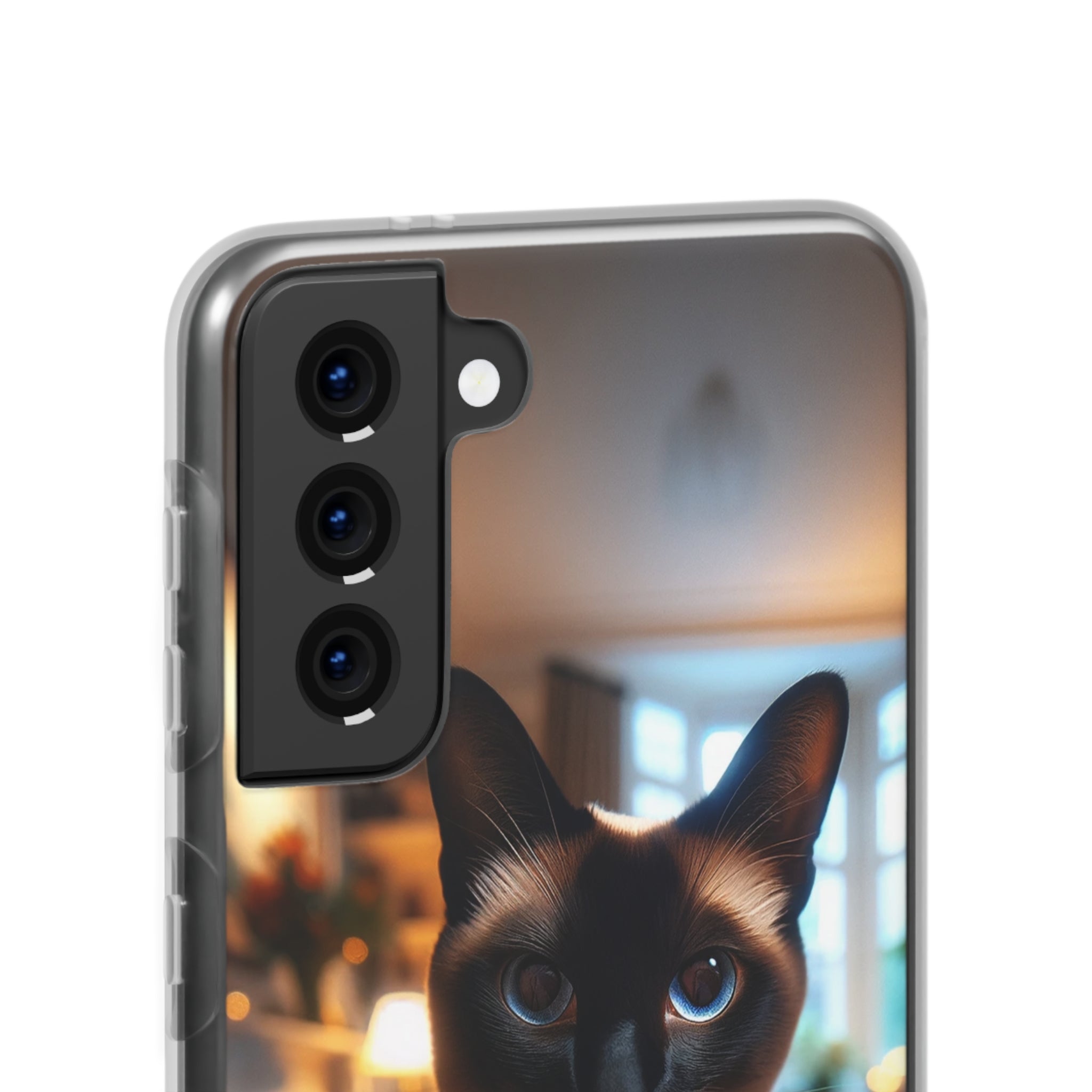 Curious Siamese cat - Flexi Case (Samsung only)