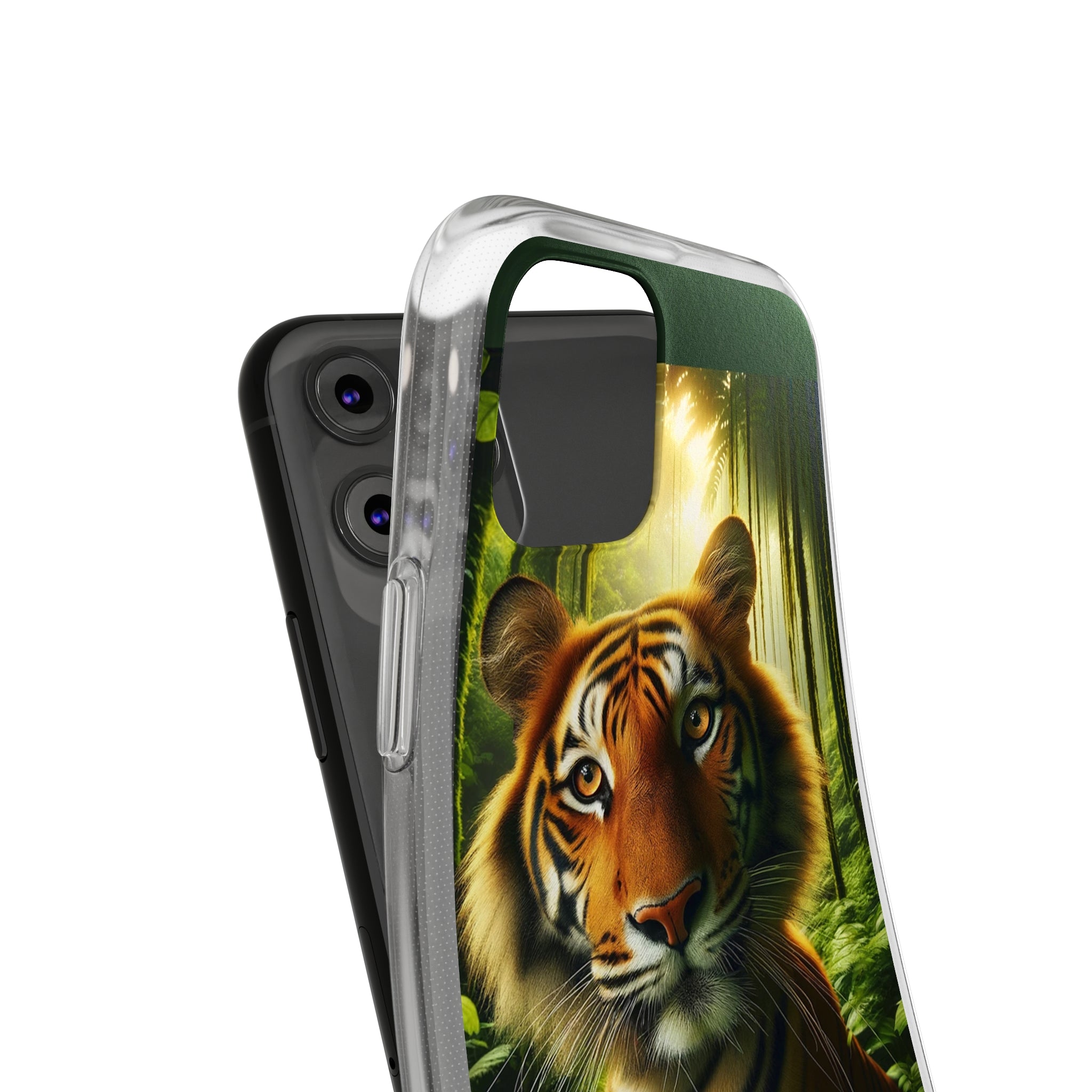 Curious Tiger - Soft Phone Cases