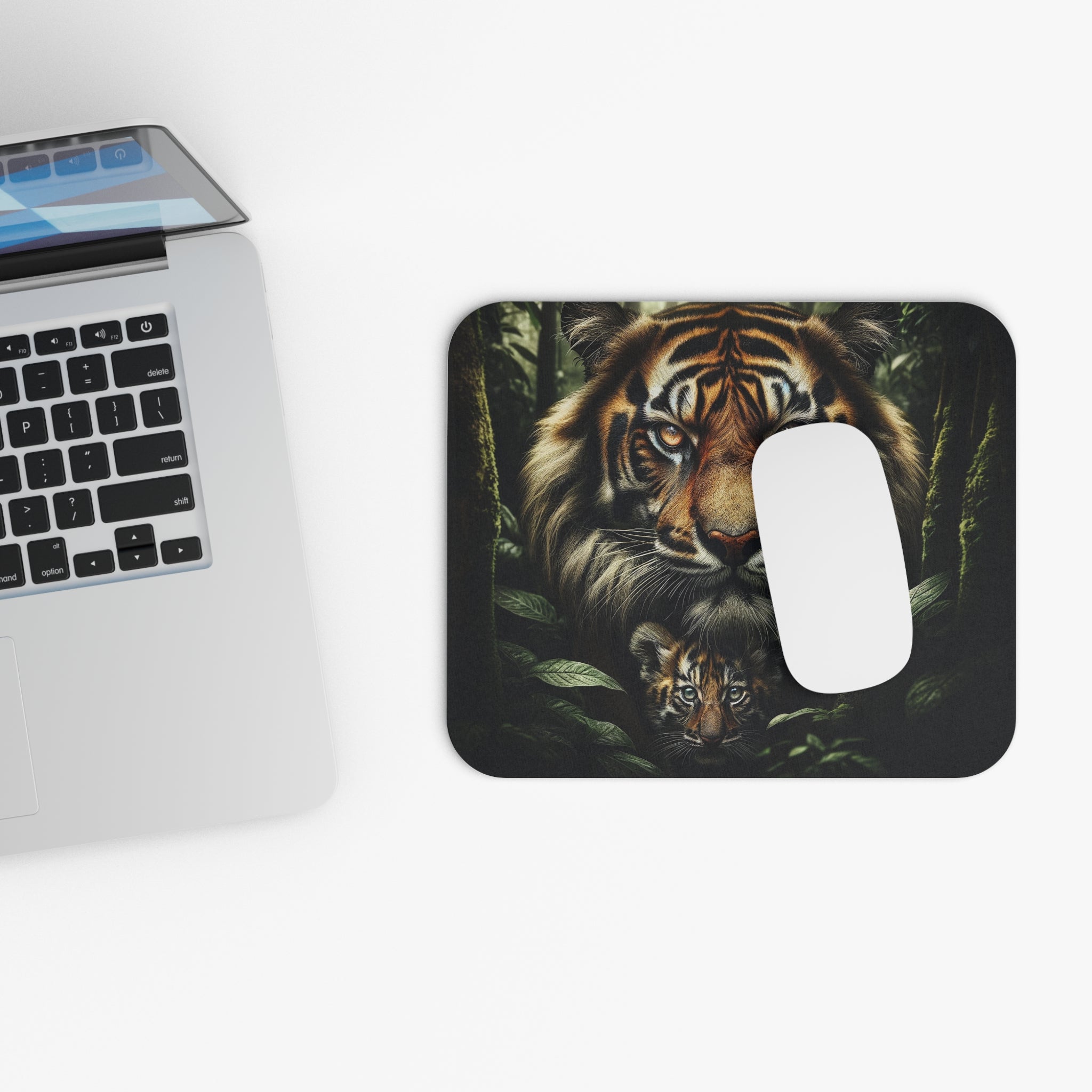 Tigers in the jungle - Mouse Pad (Rectangle)