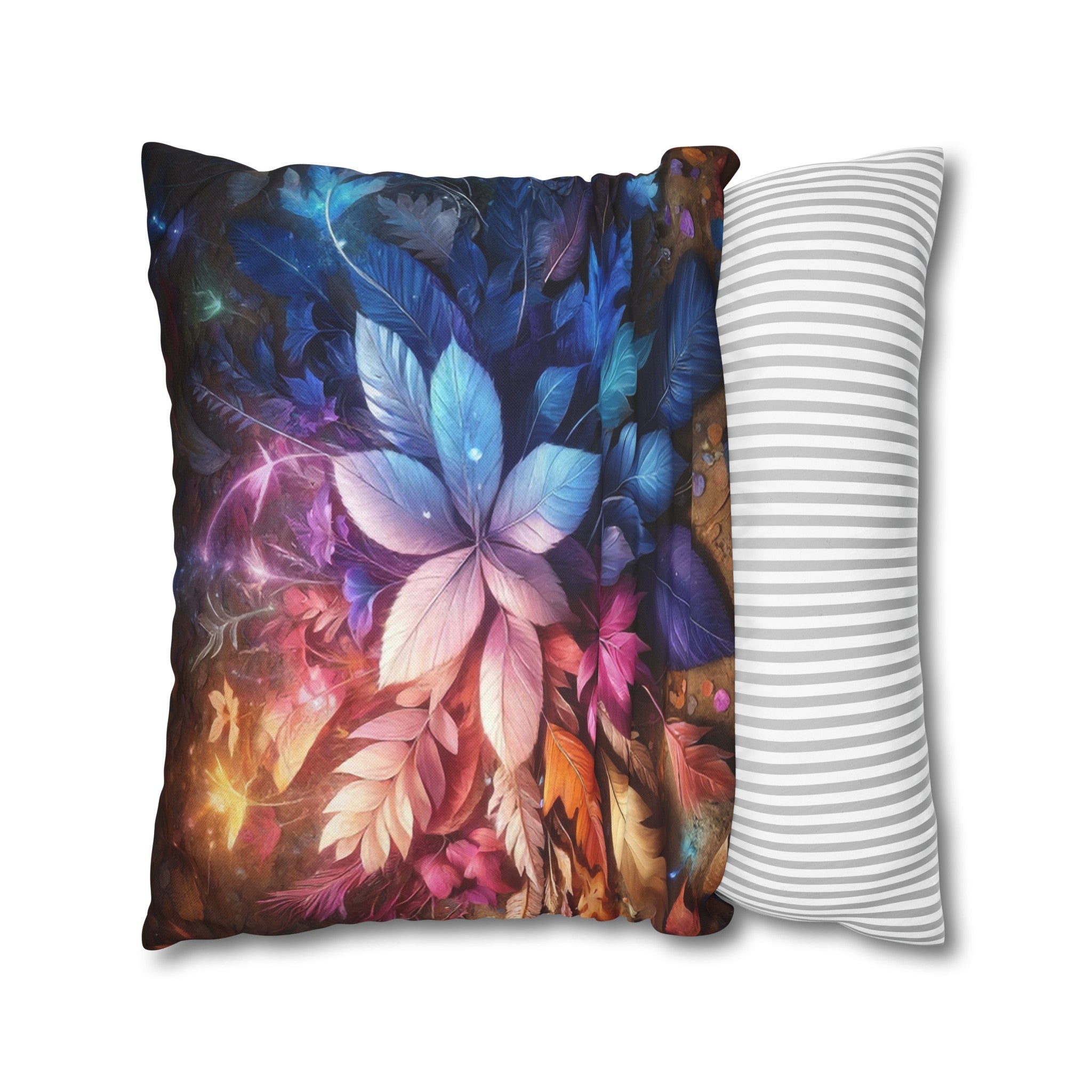 Magical Leaves 2 - Polyester Square Pillowcase