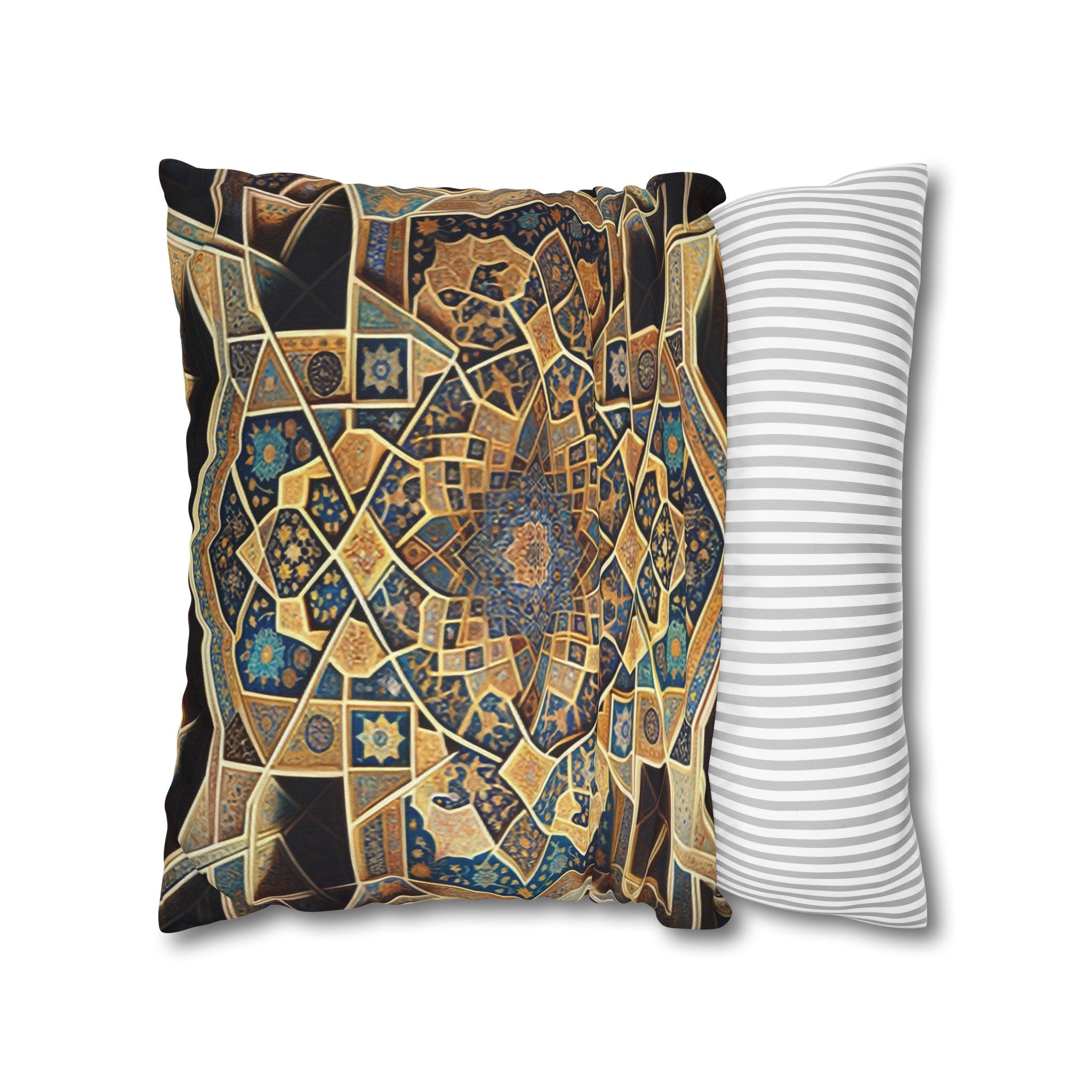 Persian Art (3) - Polyester Square Pillowcase