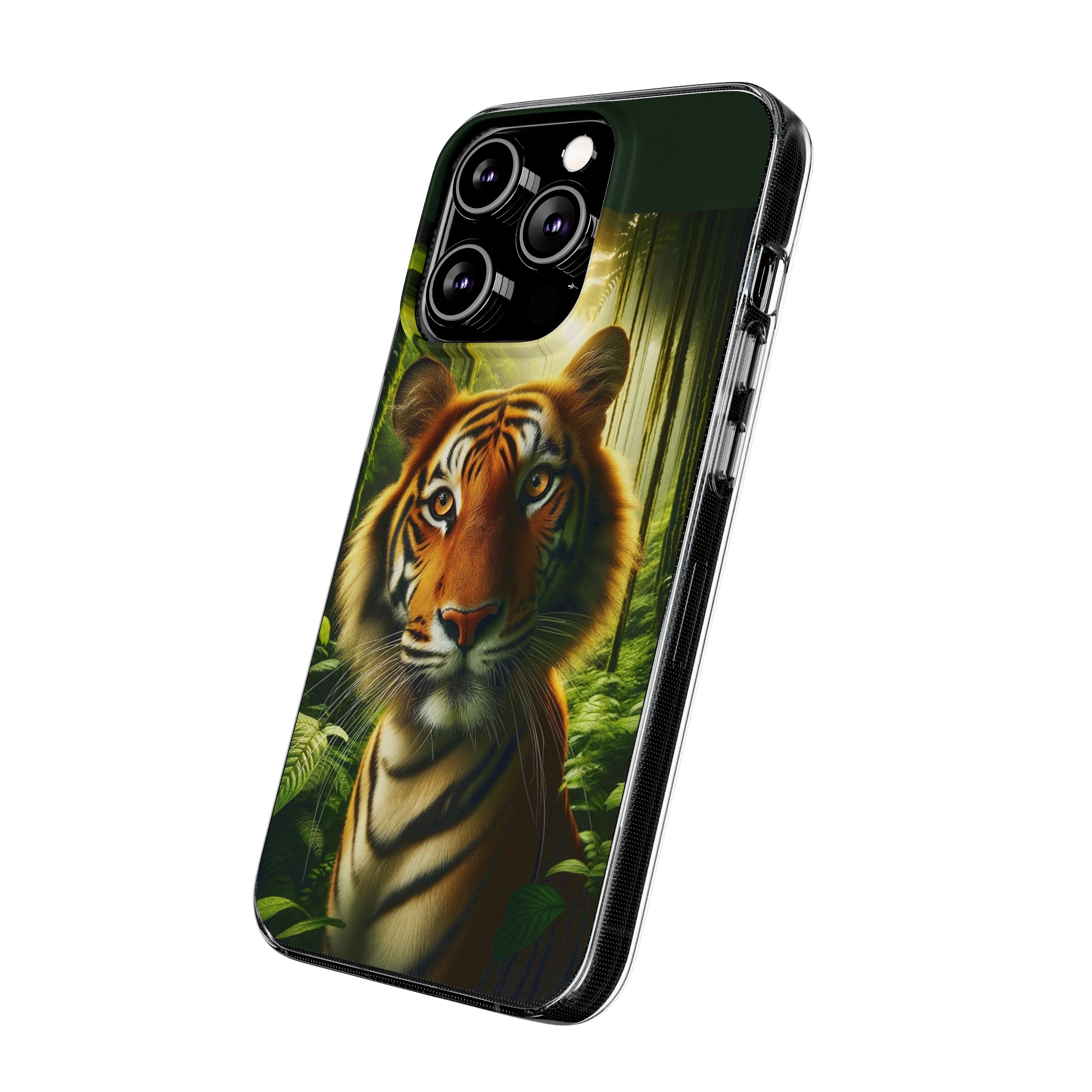 Curious Tiger - Soft Phone Cases