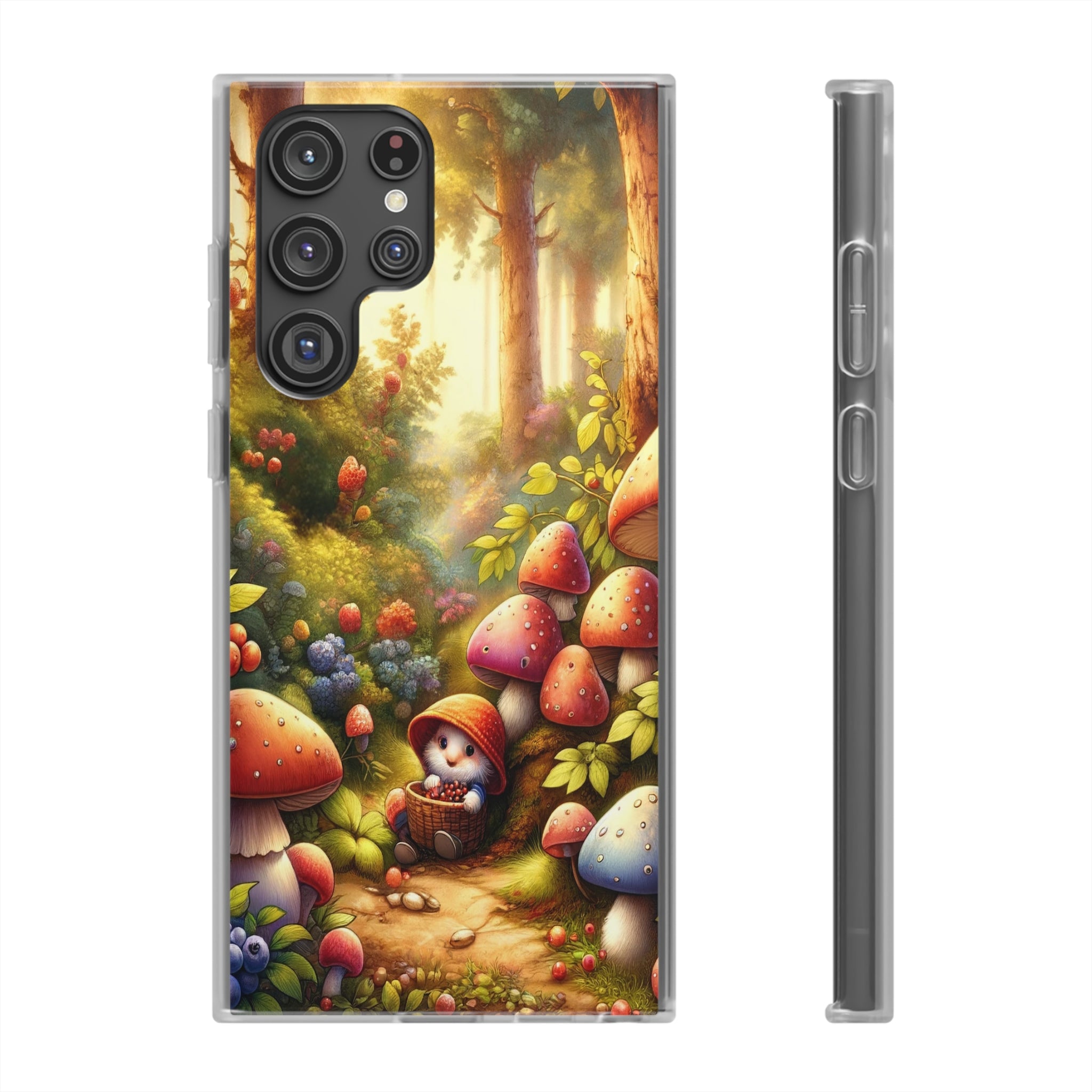 Gnome and mushrooms - Flexi Case (Samsung only)