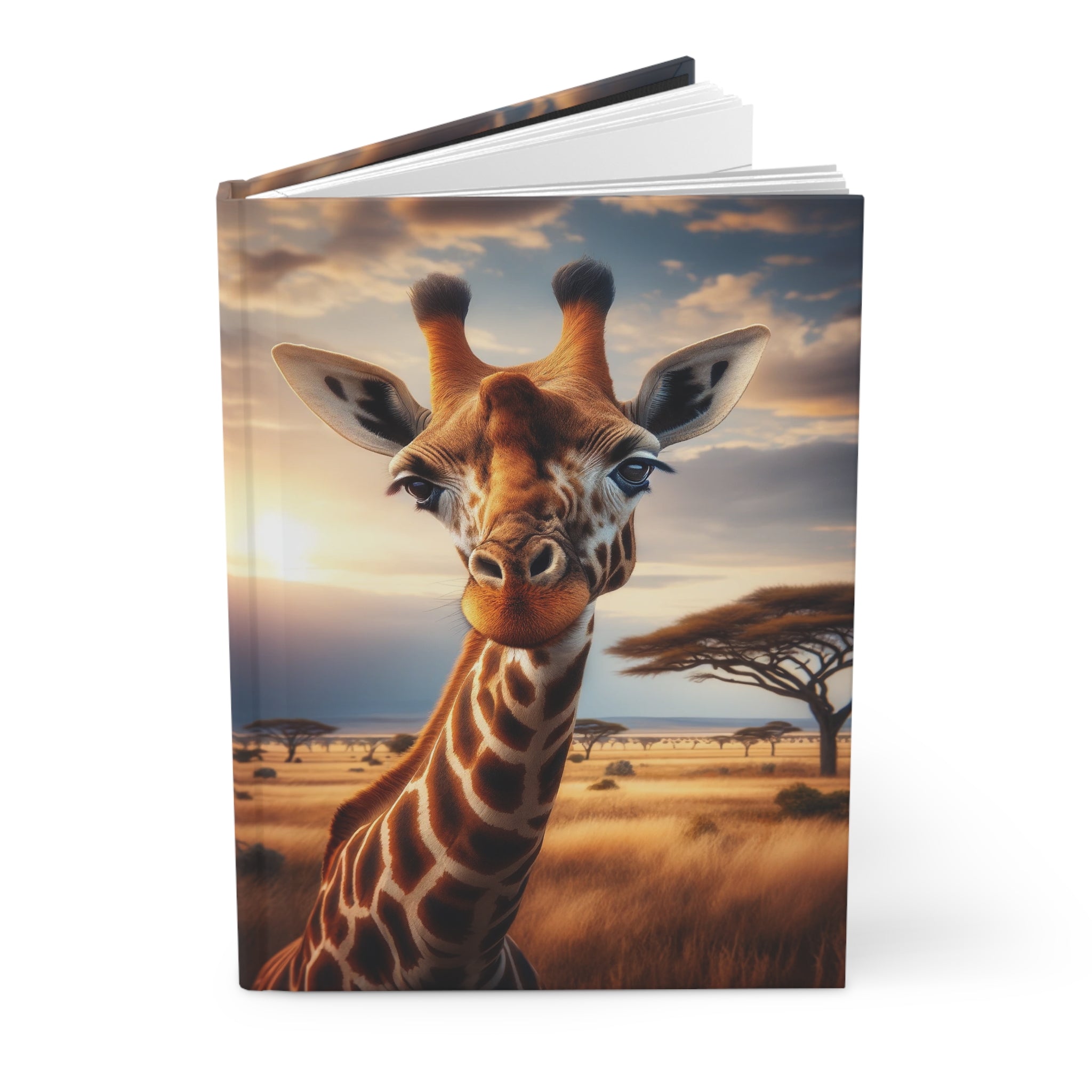 A curious giraffe 2 - Hardcover Notebook