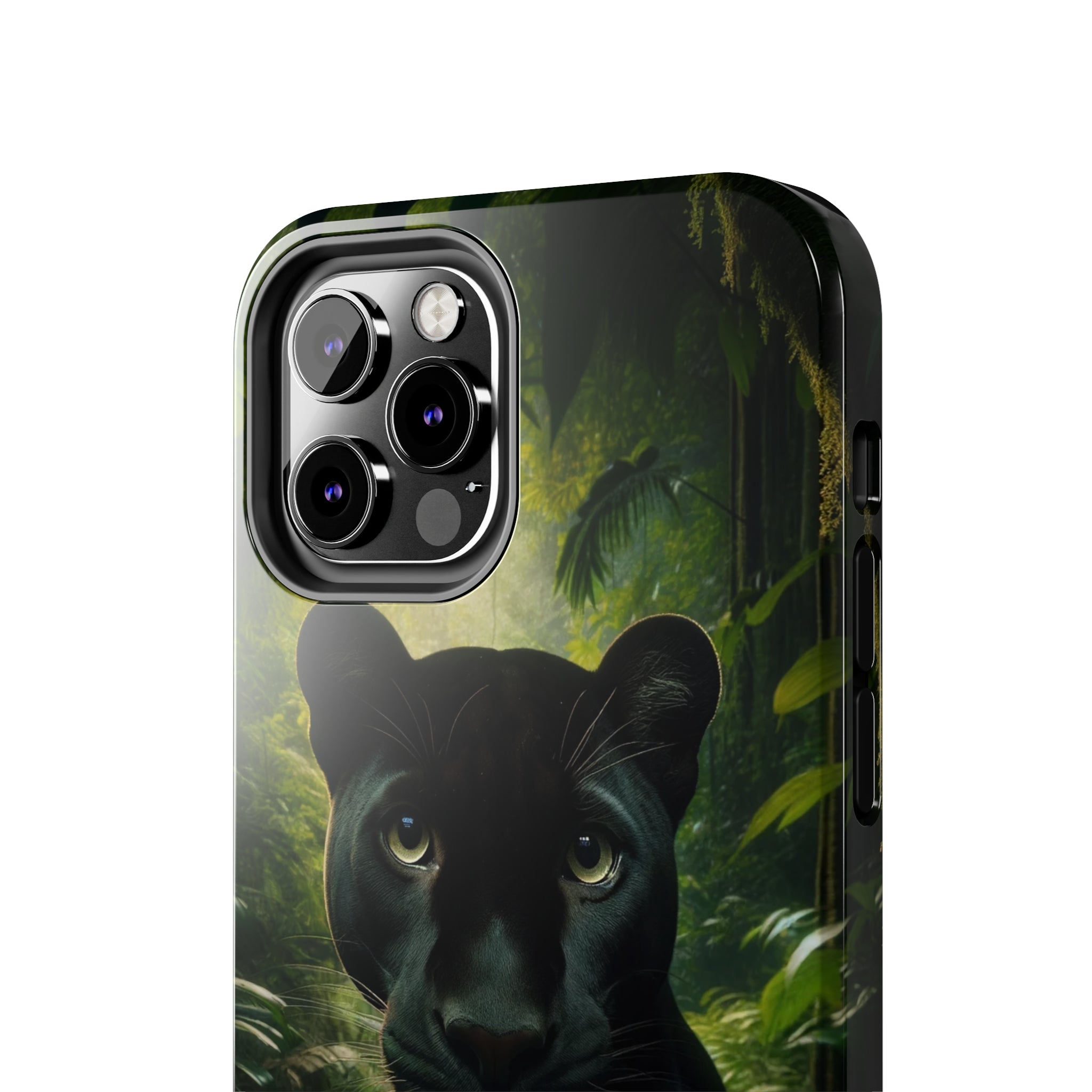 Curious black panther - Tough Phone Case