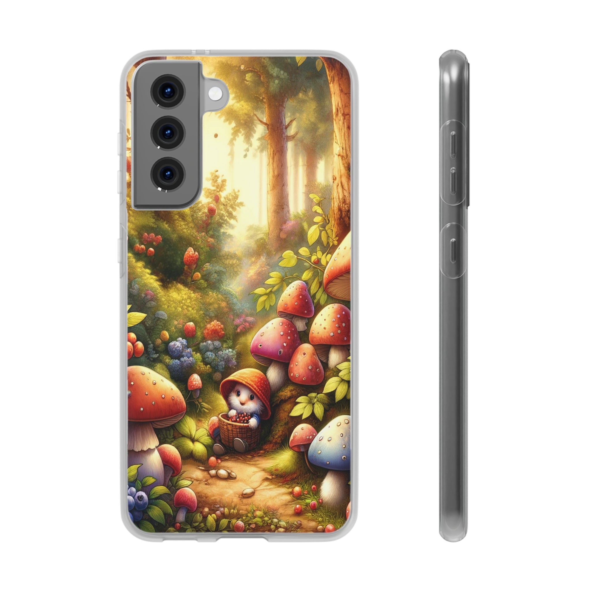 Gnome and mushrooms - Flexi Case (Samsung only)