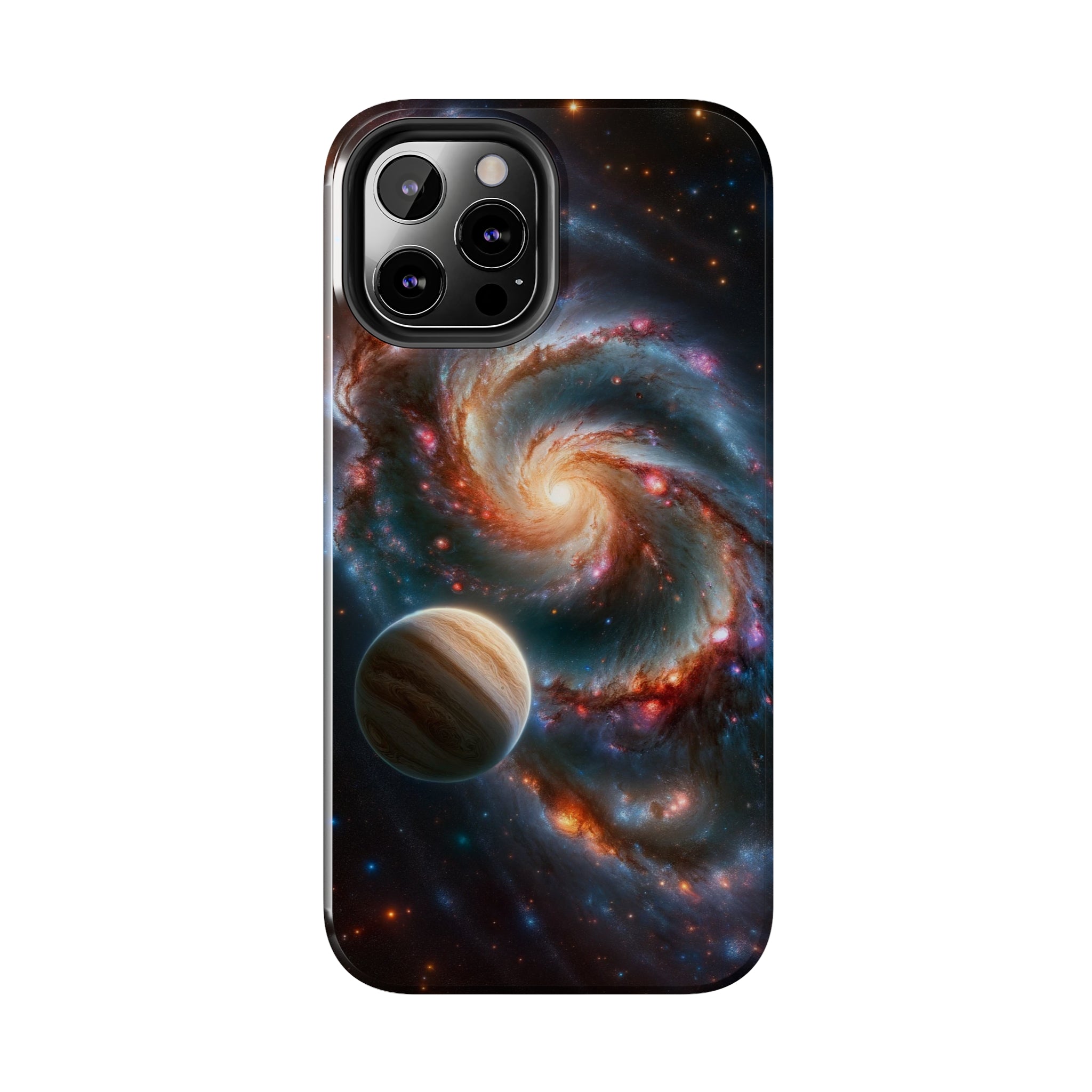 Yellow planet and wormhole - Tough Phone Case