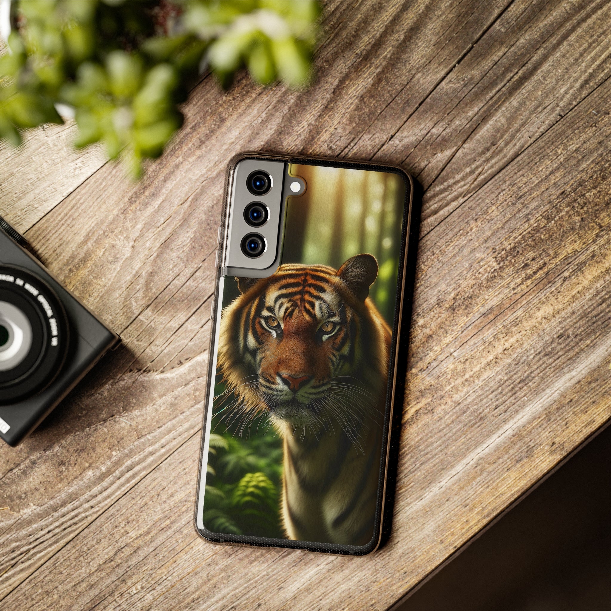 Curious Tiger - Soft Phone Case