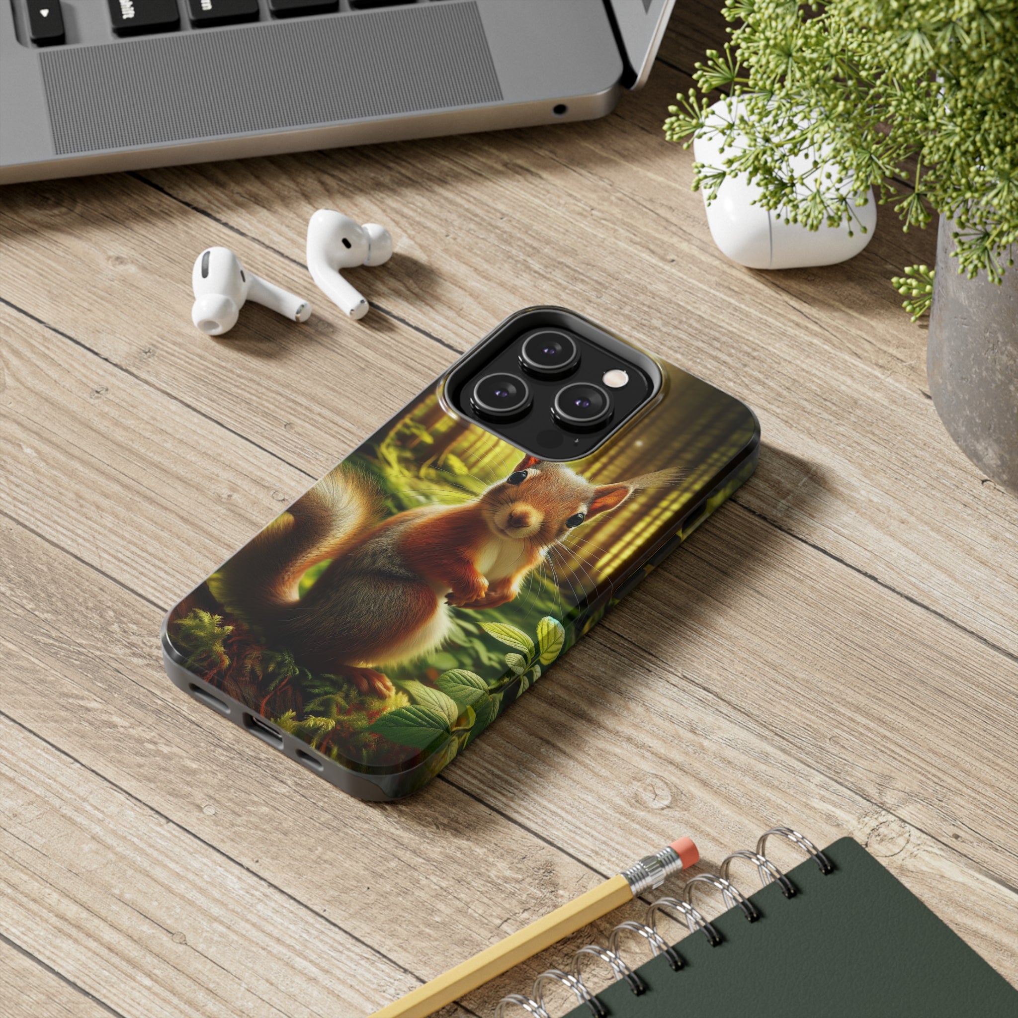 Curious squirrel - Tough Phone Case