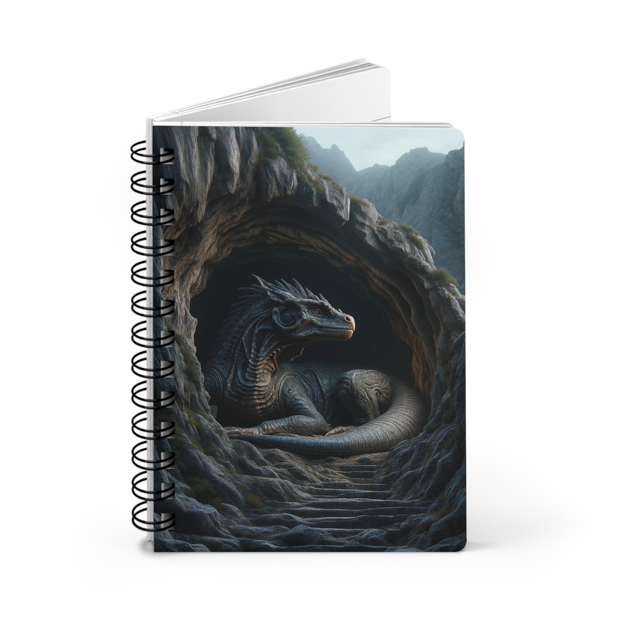 Basilisk in his cave - Spiral Notebook