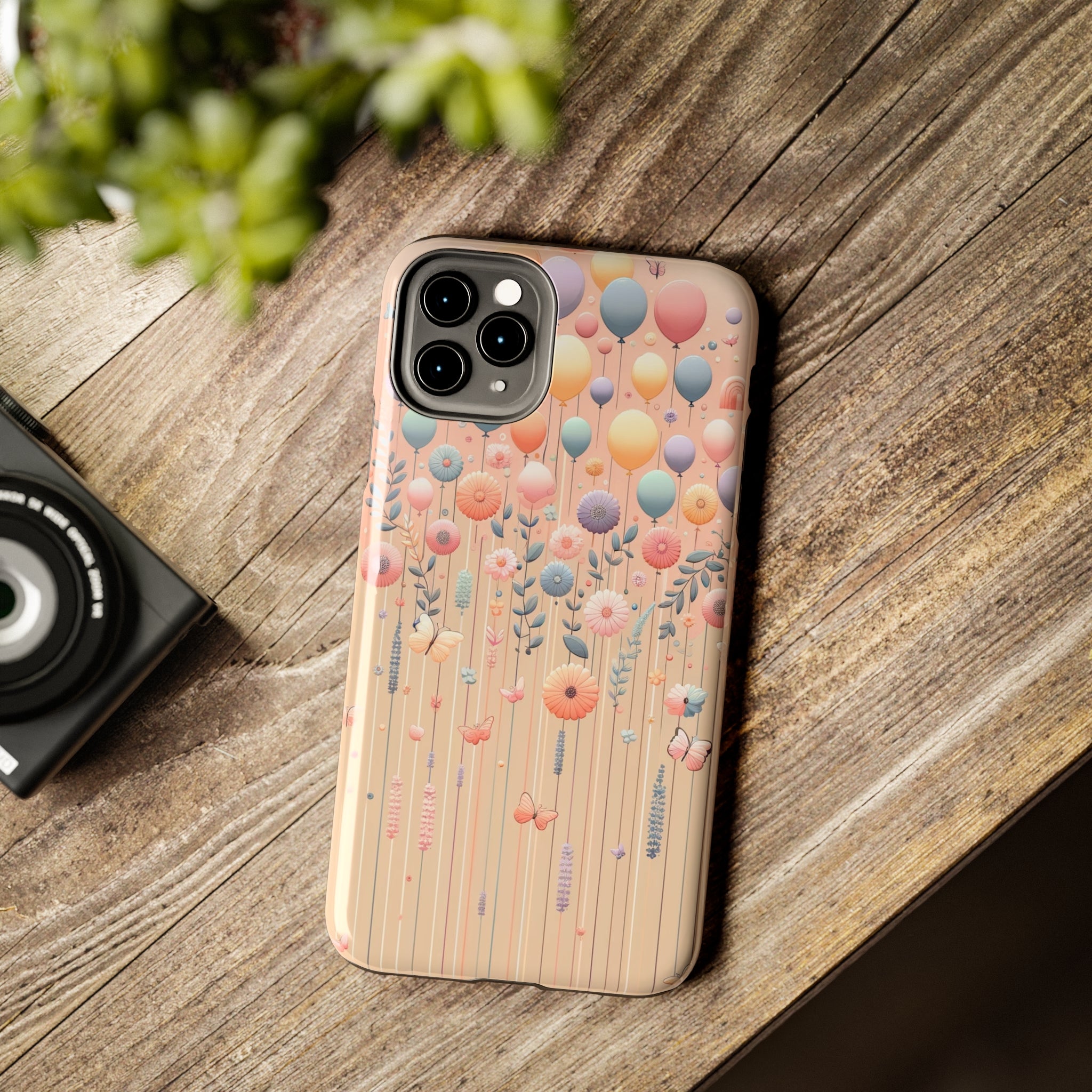 Balloons and flowers - Tough Phone Case