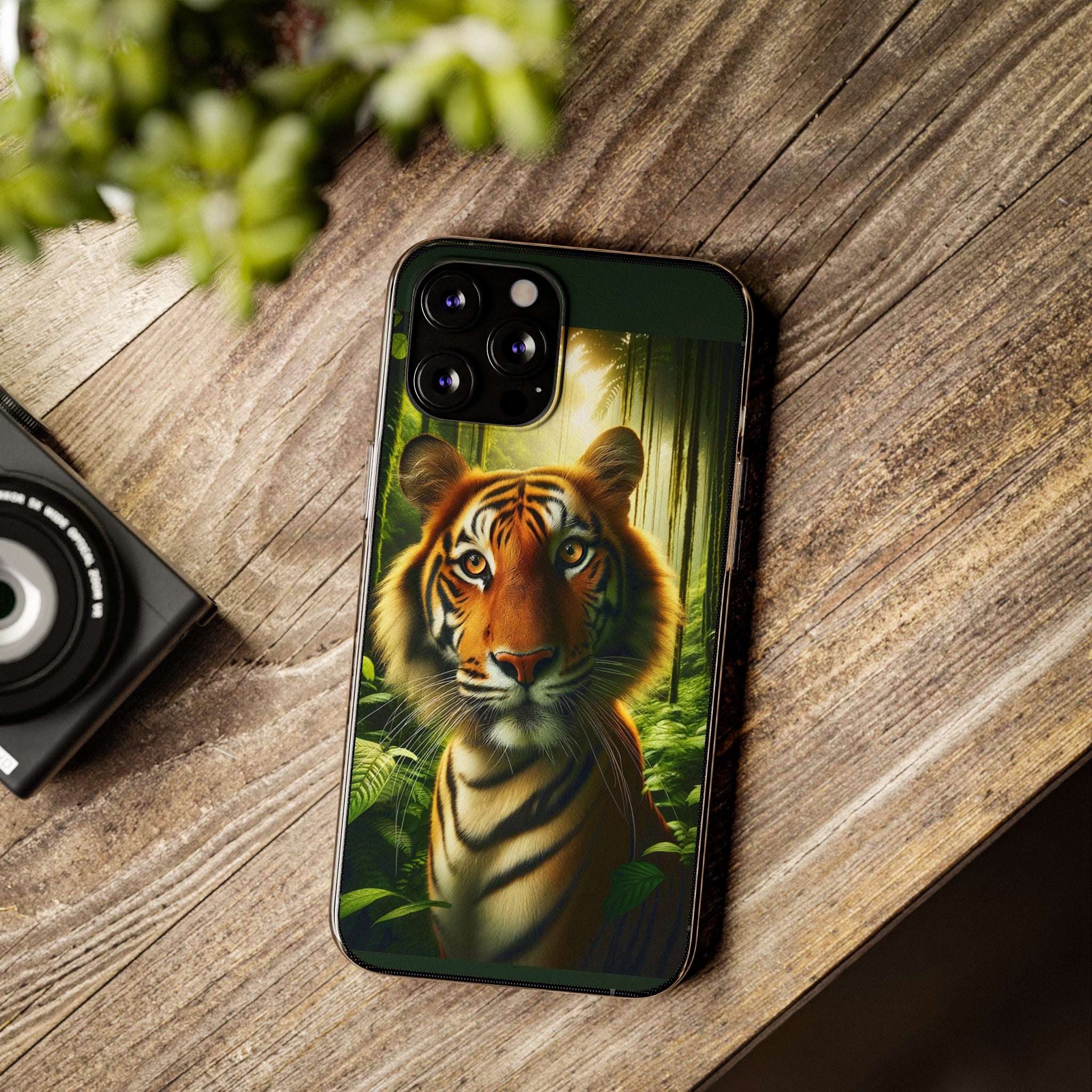 Curious Tiger - Soft Phone Cases