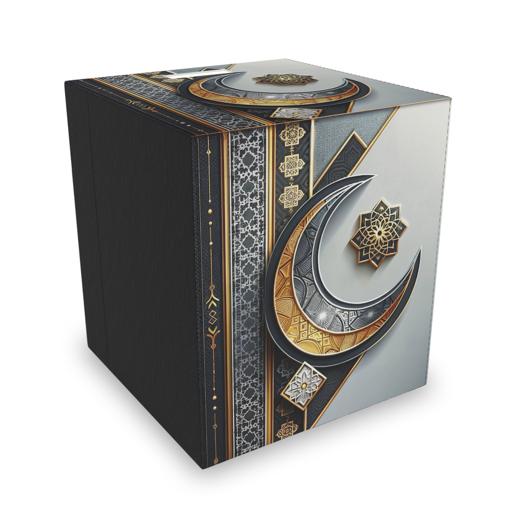 Islamic Art: Golden-silver Moon - Storage Box