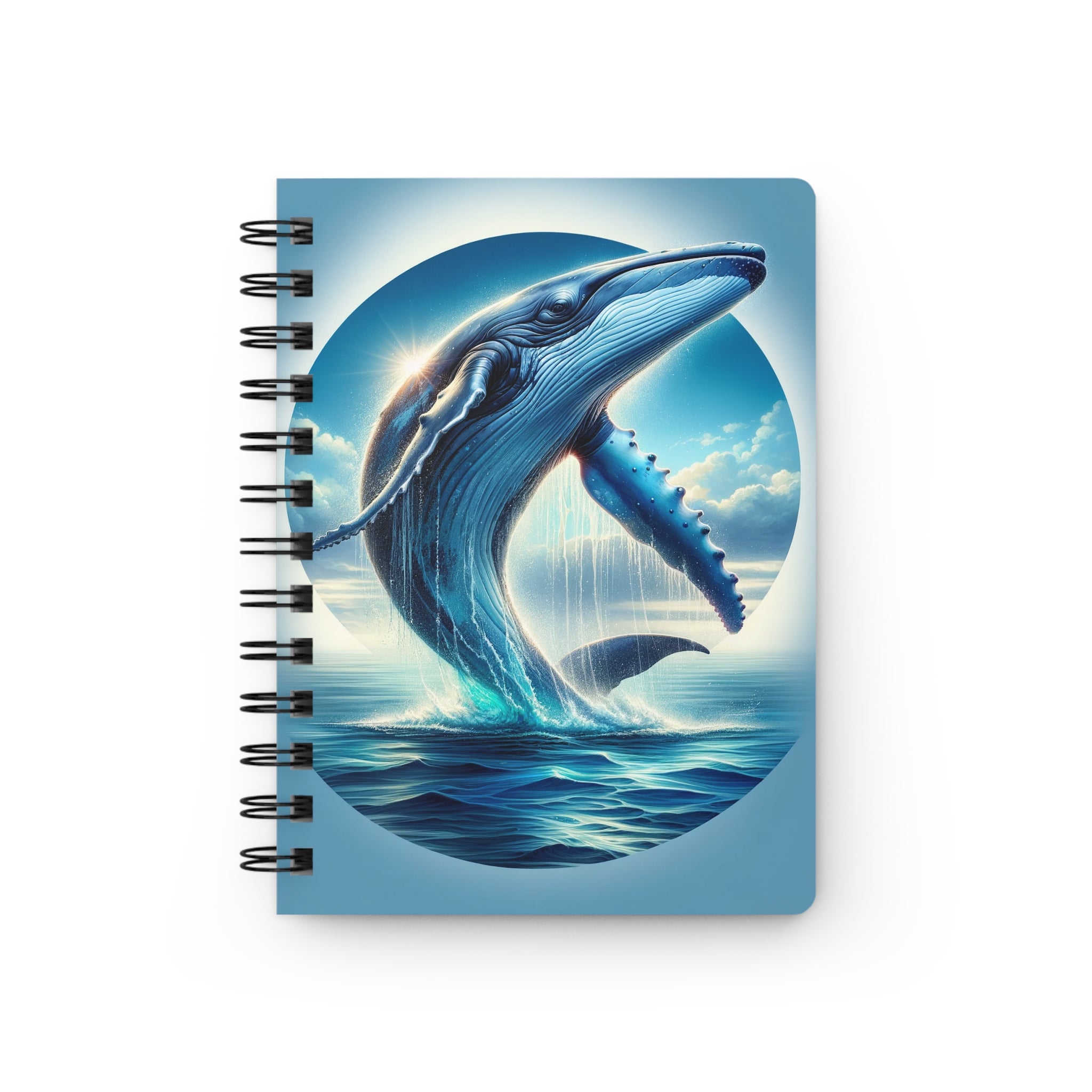 Whale 2 - Spiral Notebook